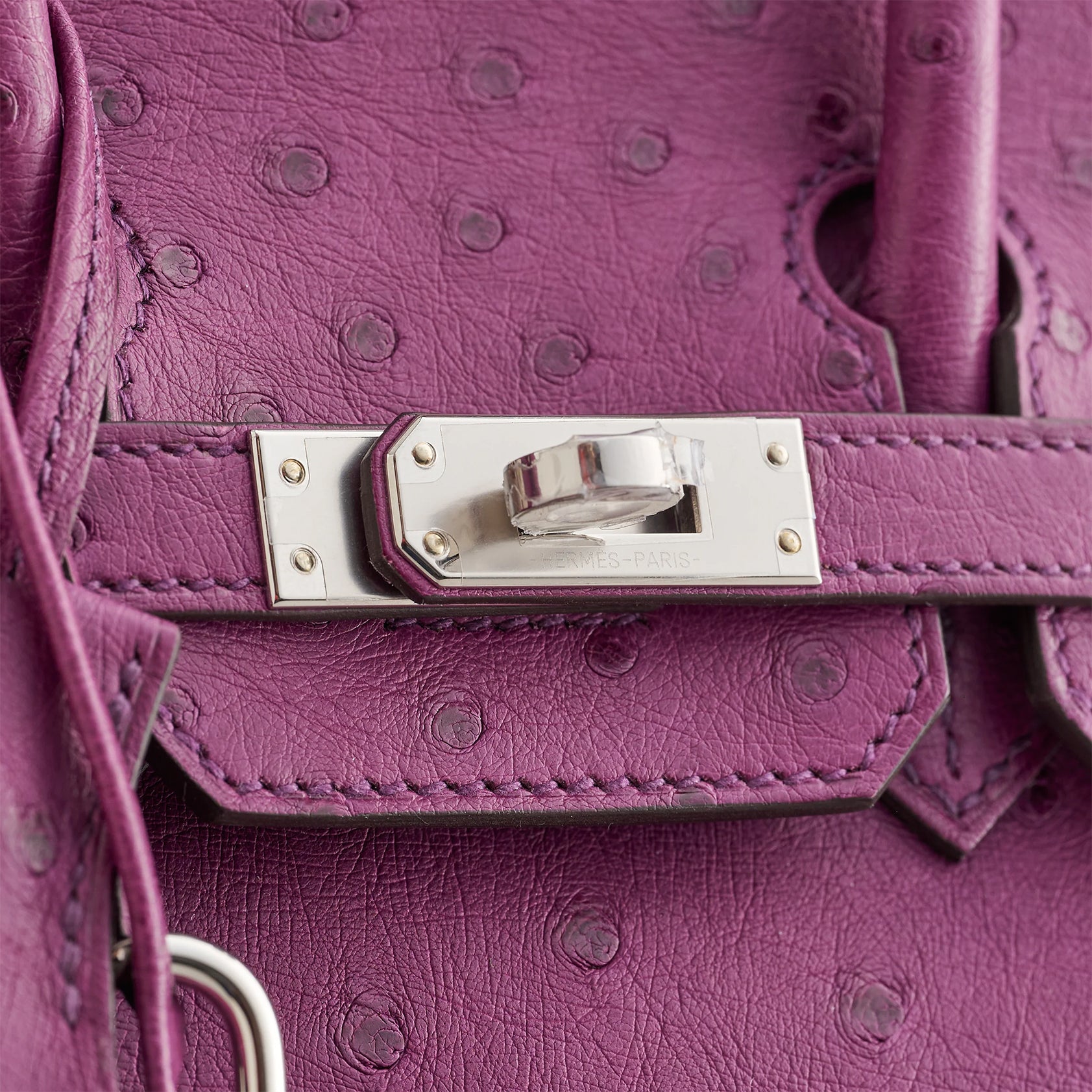 Hermès Birkin 25 Ostrich Anemone Palladium Hardware