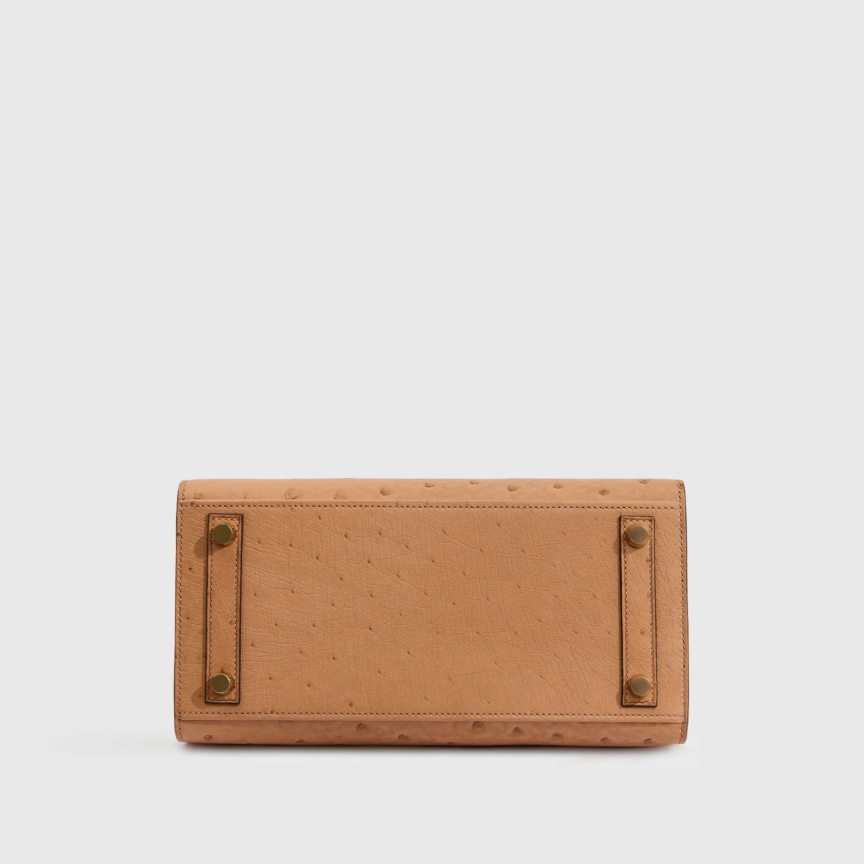 Hermès Birkin 25 Ostrich Chai Sellier Gold Hardware