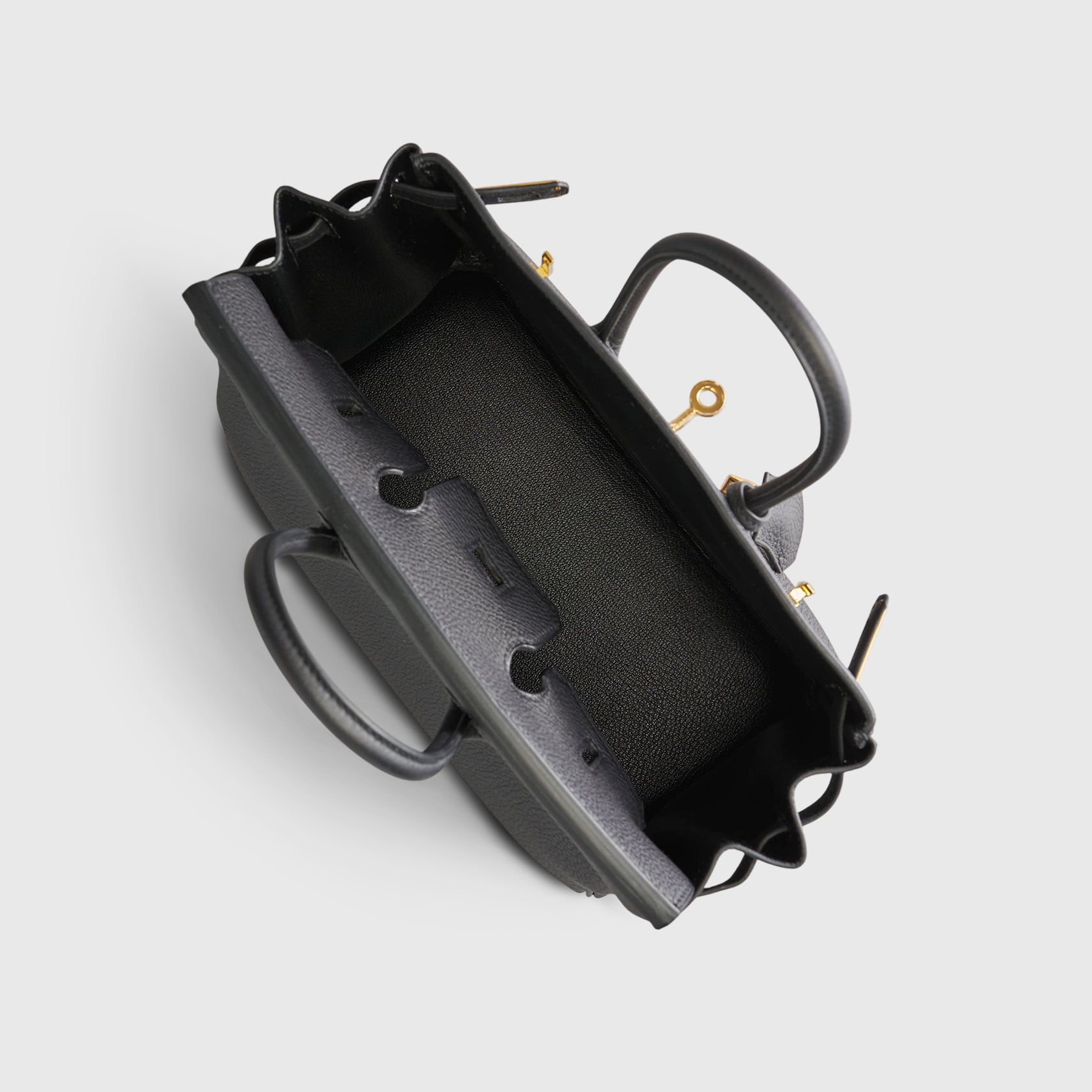 Hermès Birkin 25 Togo Black Gold Hardware