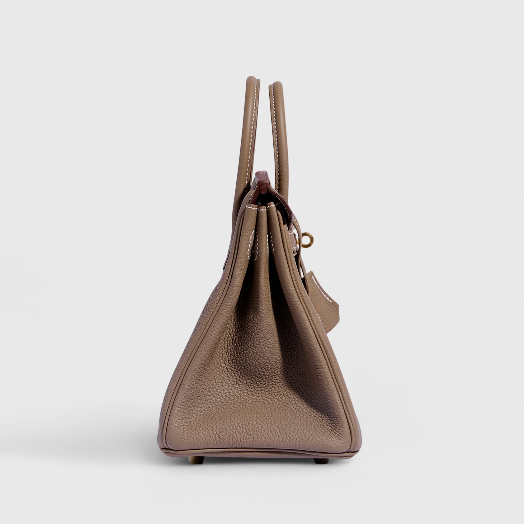 Hermès Birkin 25 Togo Etoupe Retourne Gold Hardware