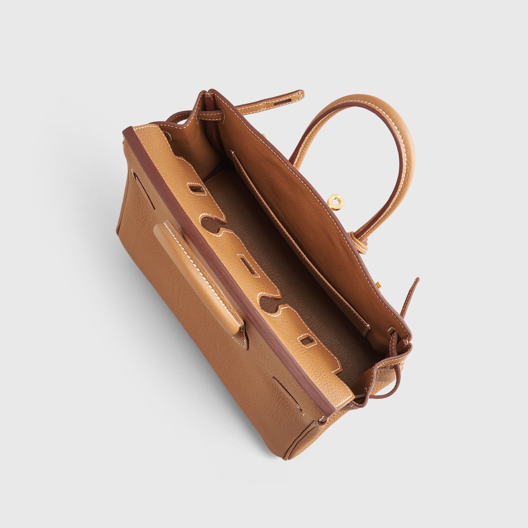 Hermès Birkin 25 Togo Gold Retourne Gold Hardware - eliteUSA