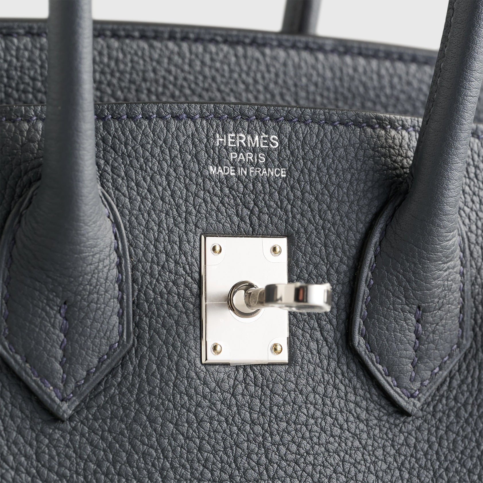 Hermès Birkin 25 Togo Gris Misty Palladium Hardware