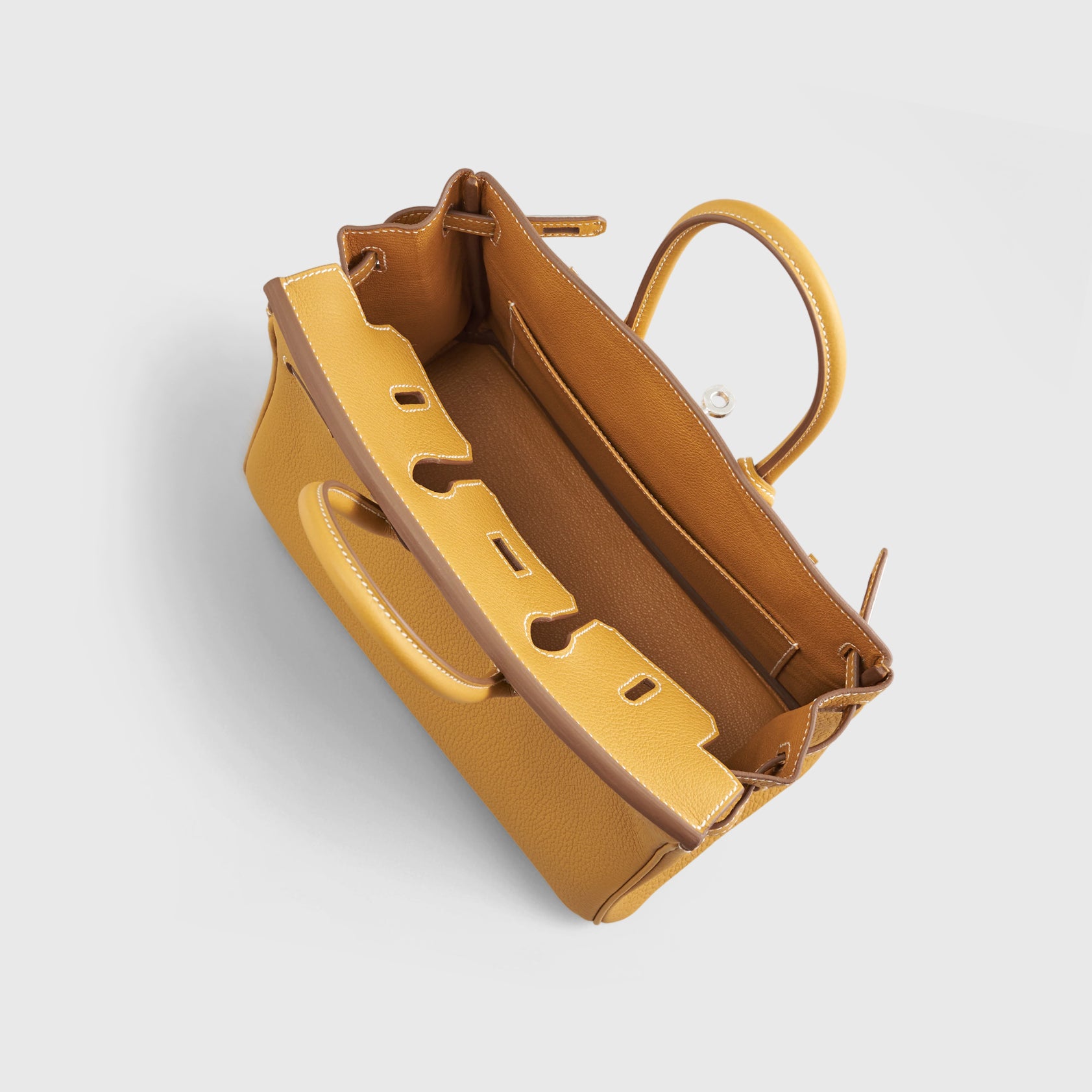 Hermès Birkin 25 Togo Natural Sable Palladium Hardware - eliteUSA