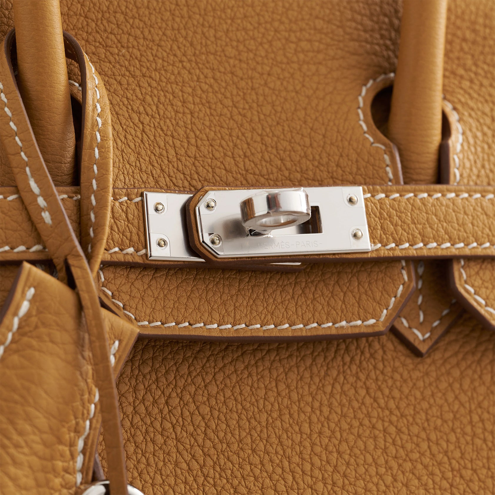 Hermès Birkin 25 Togo Natural Sable Palladium Hardware - eliteUSA