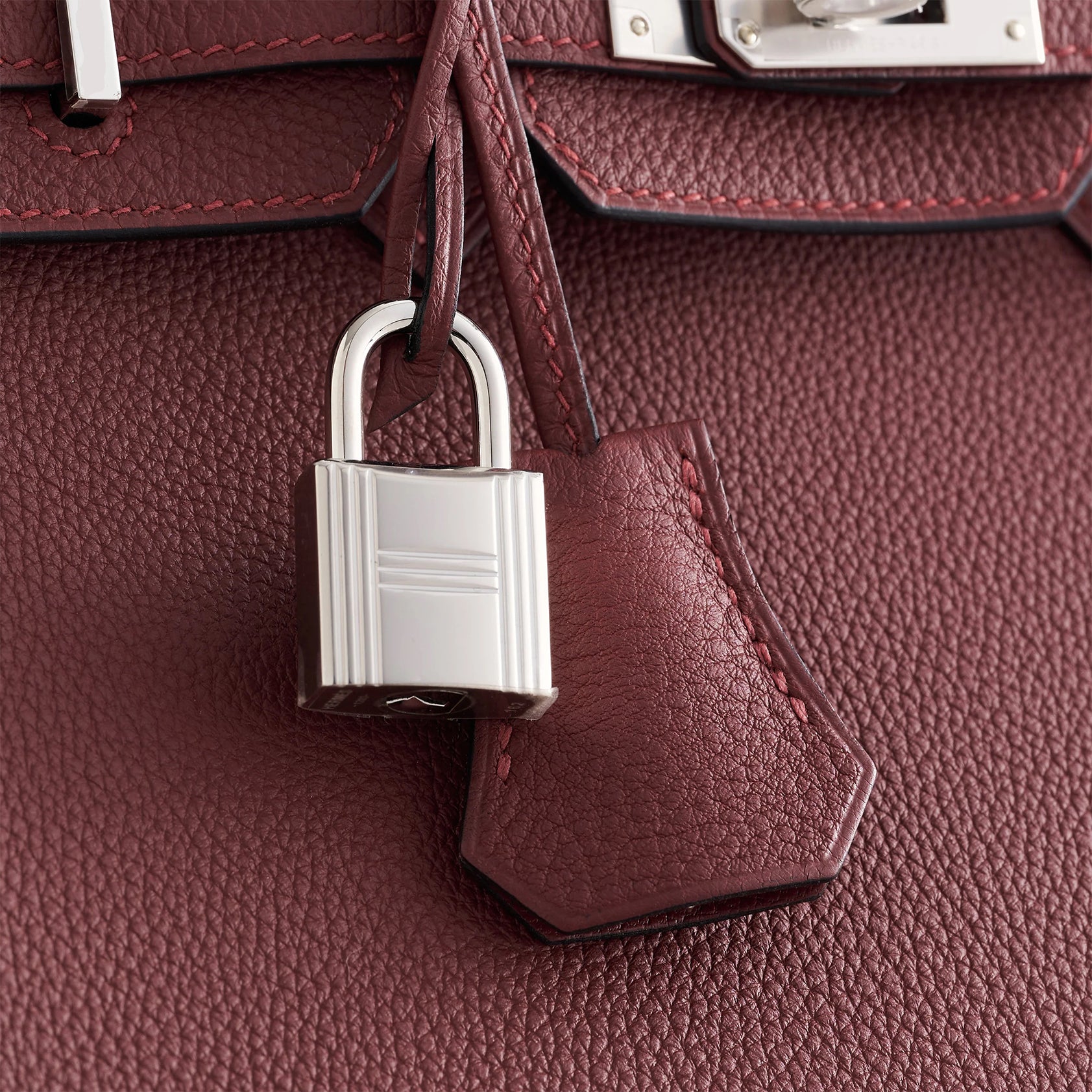 Hermès Birkin 25 Togo Rouge H Pallidum Hardware