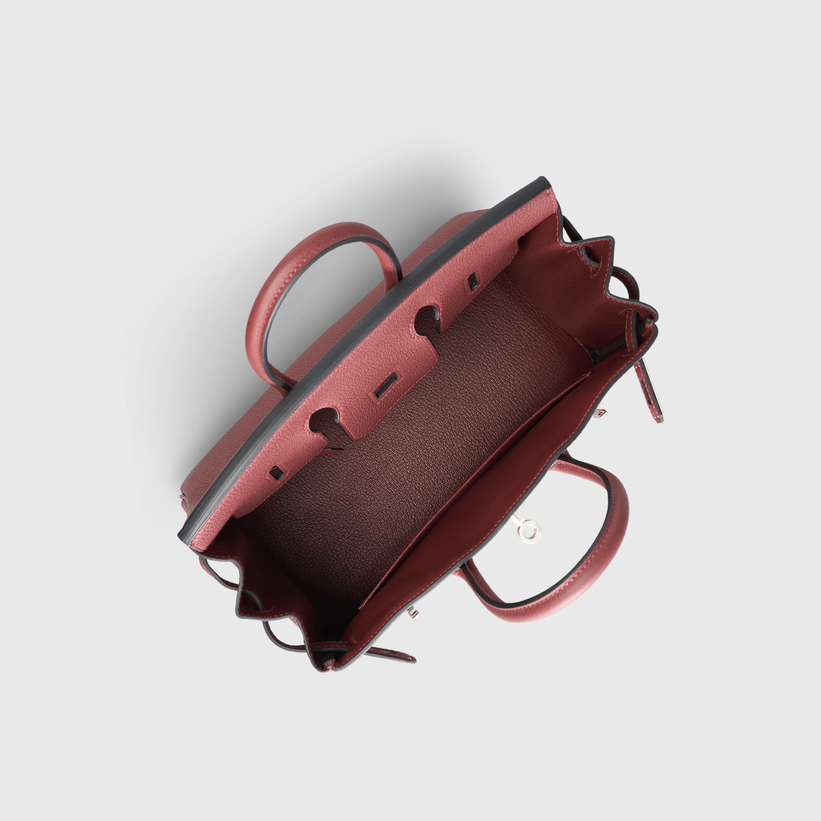 Hermès Birkin 25 Togo Rouge H Pallidum Hardware