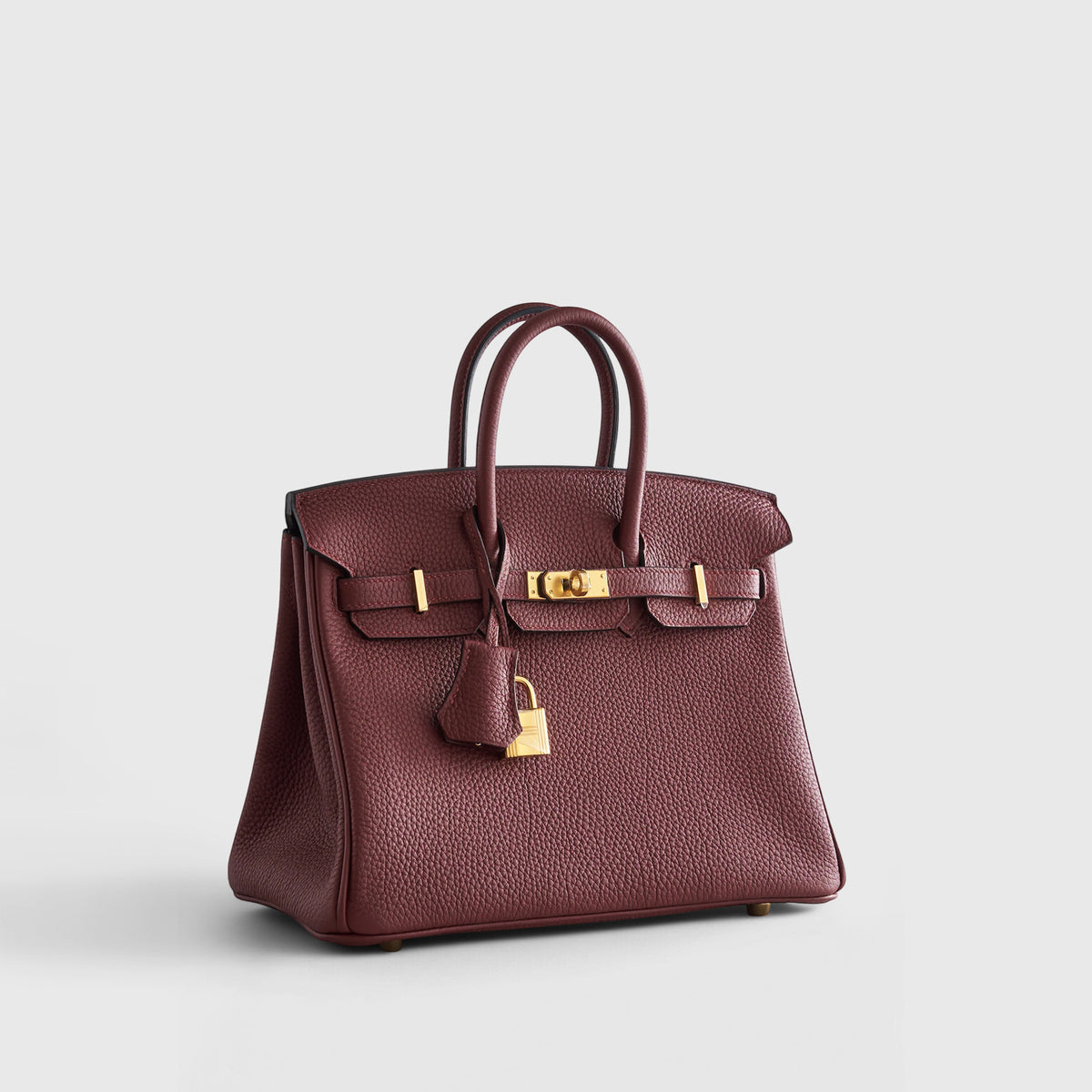 Hermès Birkin 25 Togo Rouge H Retourne Gold Hardware display picture 2