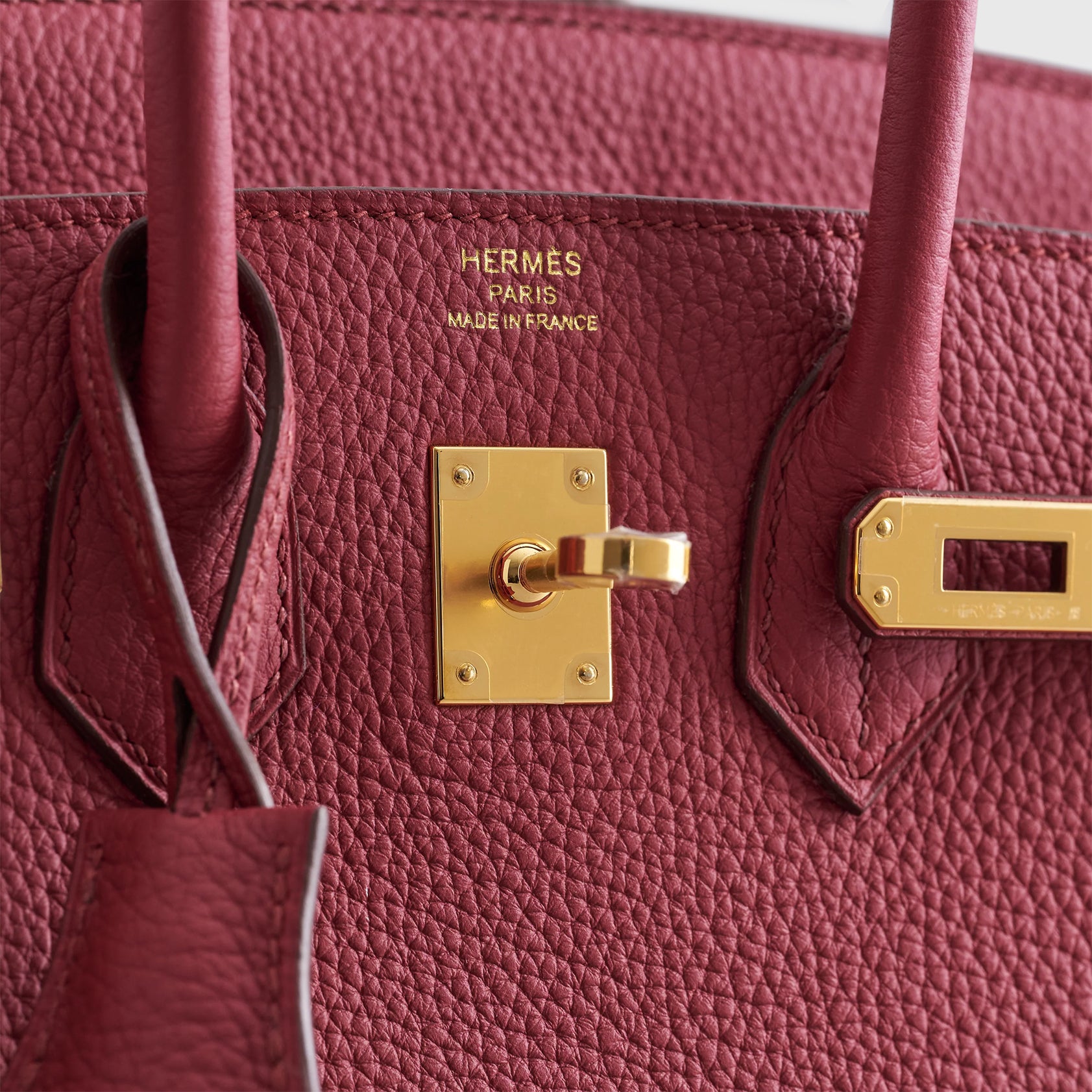 Hermès Birkin 25 Togo Rubis Gold Hardware - eliteUSA