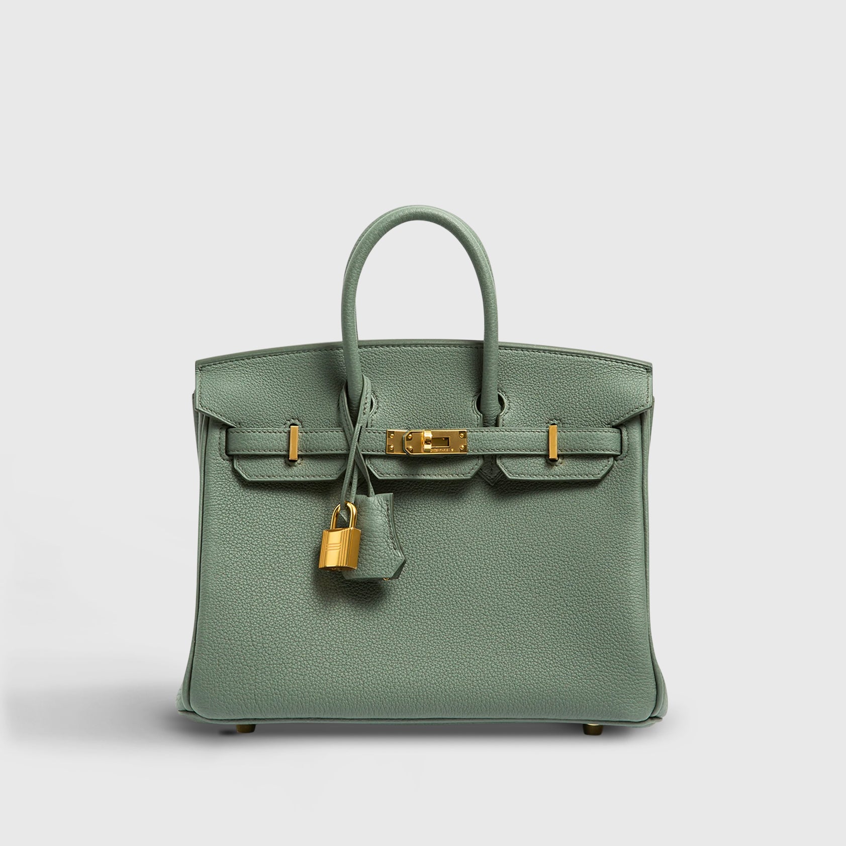 Hermès Birkin 25 Togo Vert Amande Gold Hardware Retourne