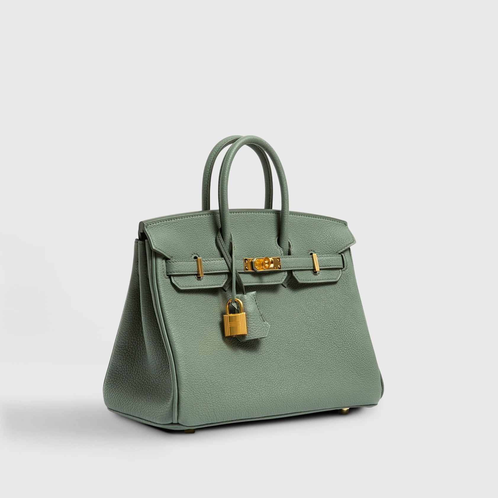 Hermès Birkin 25 Togo Vert Amande Gold Hardware Retourne