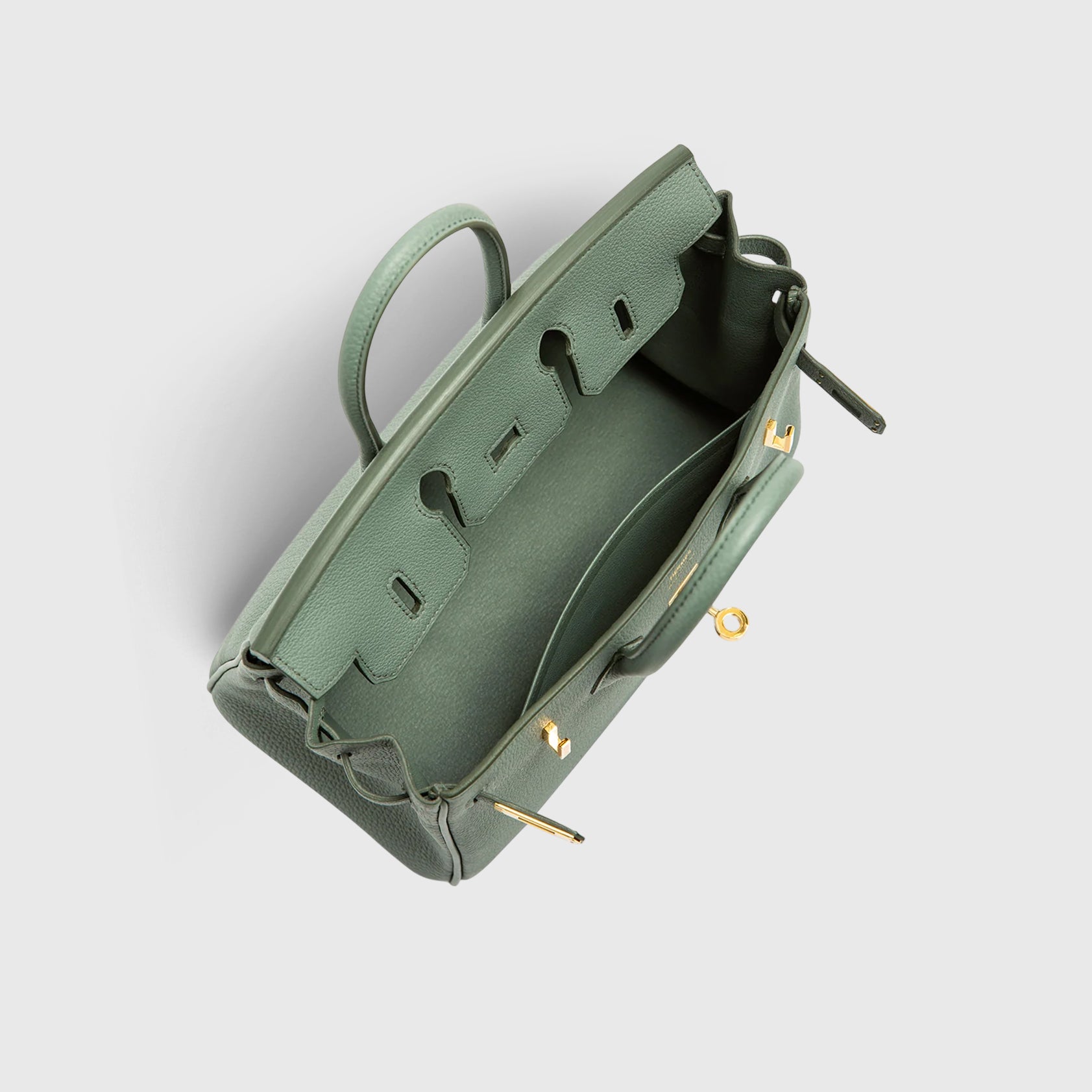 Hermès Birkin 25 Togo Vert Amande Gold Hardware Retourne