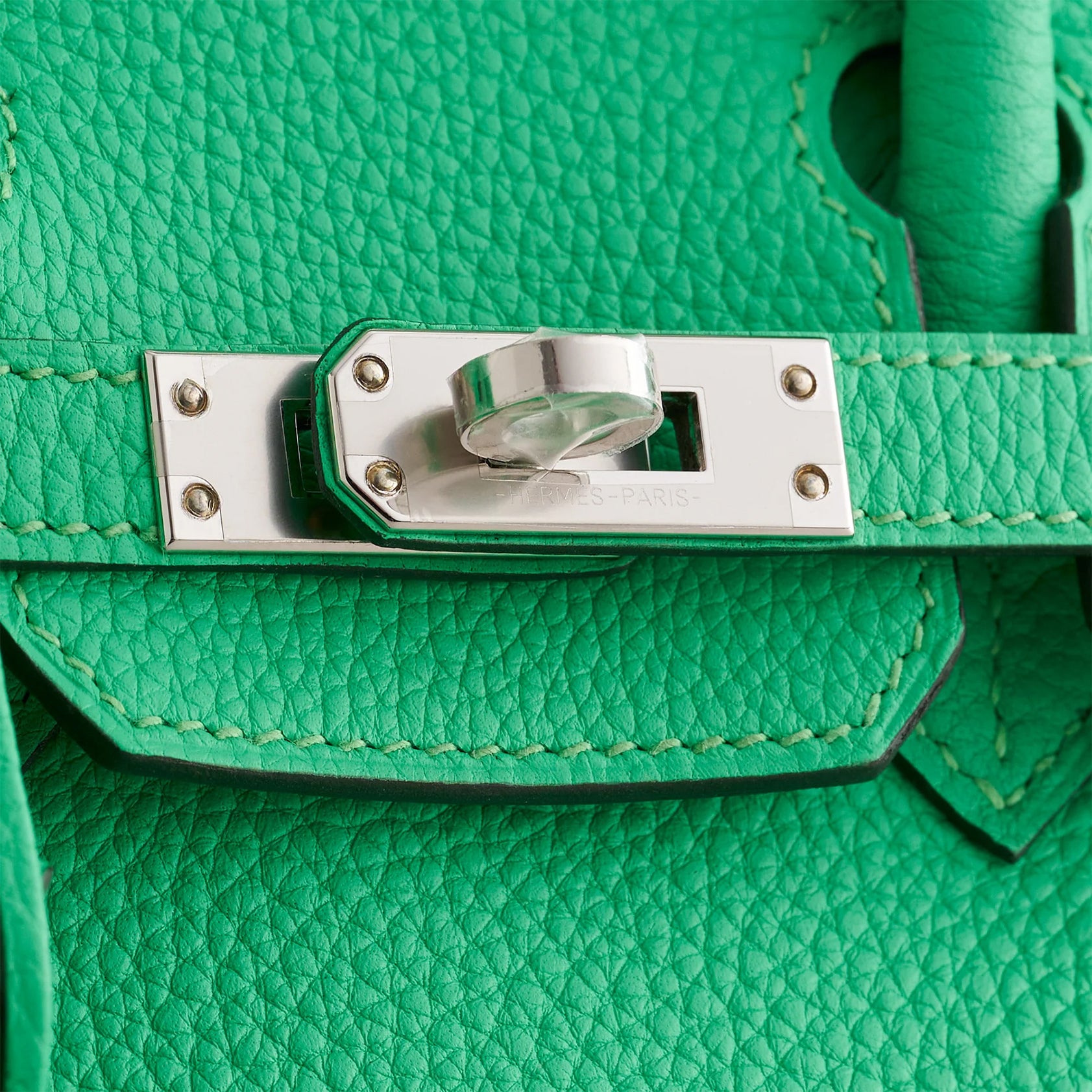 Hermès Birkin 25 Togo Vert Comics Palladium Hardware - eliteUSA