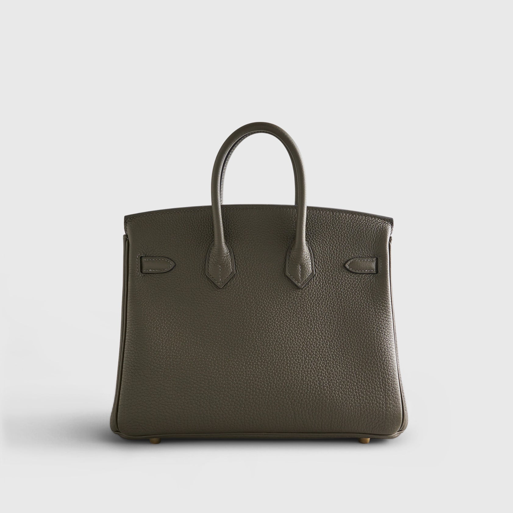 Hermès Birkin 25 Togo Vert Maquis/Blue Lin Permabrass Hardware