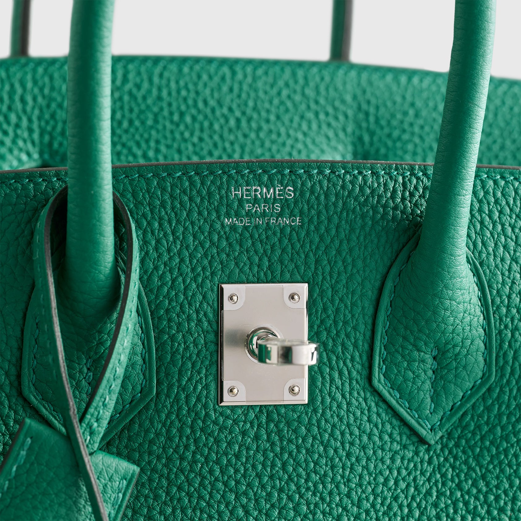 Hermès Birkin 25 Togo Vert Vertigo Palladium Hardware