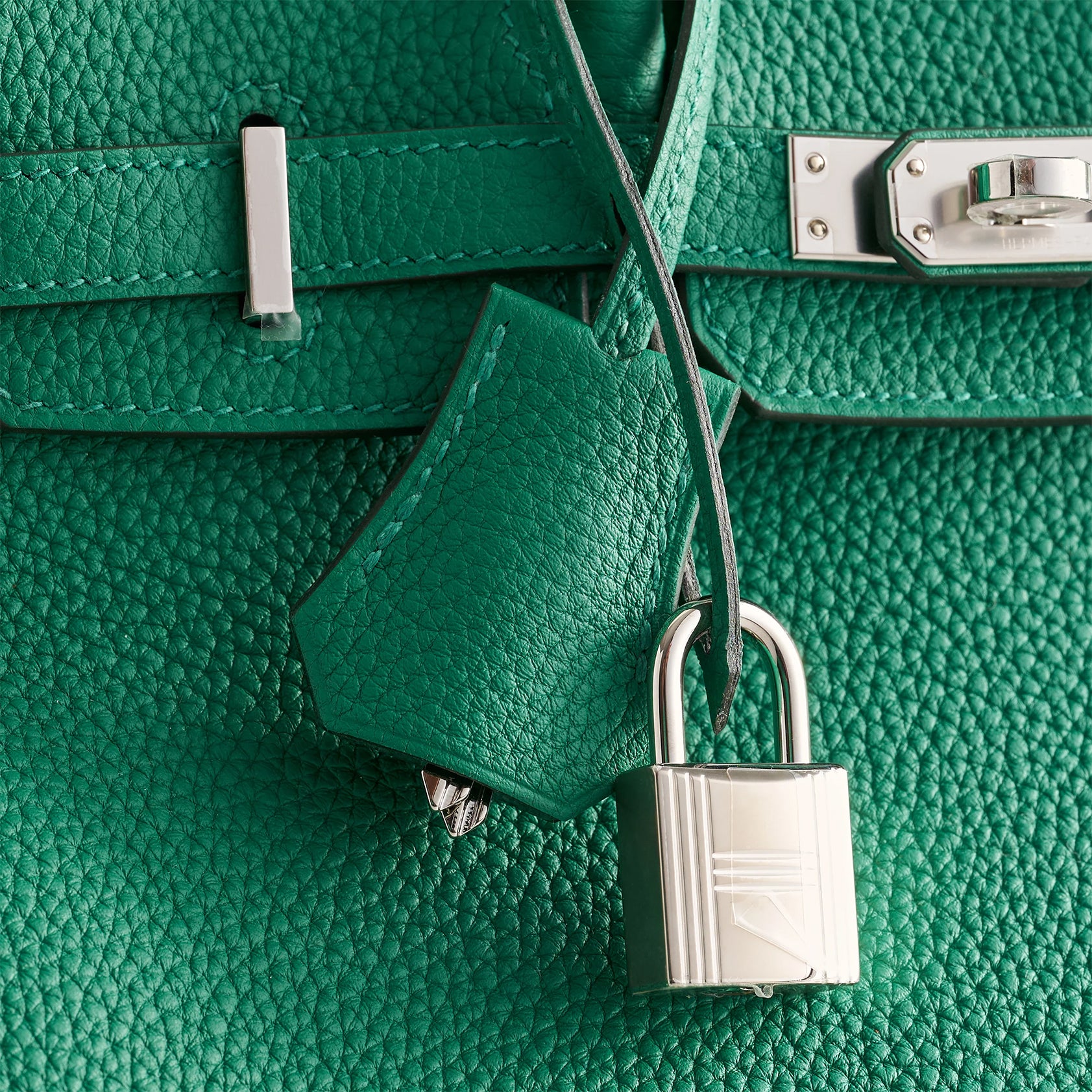Hermès Birkin 25 Togo Vert Vertigo Palladium Hardware