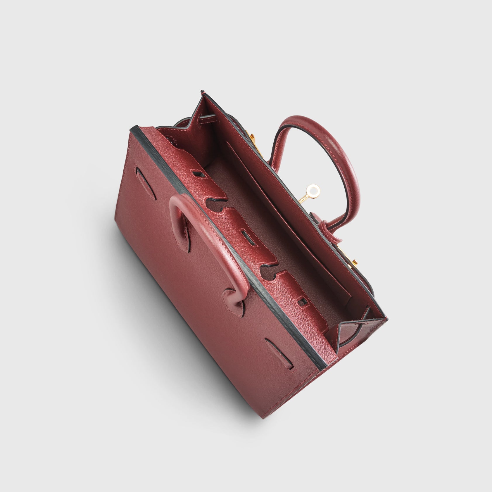 Hermès Birkin 25 Veau Madame Rouge H Gold Hardware - eliteUSA