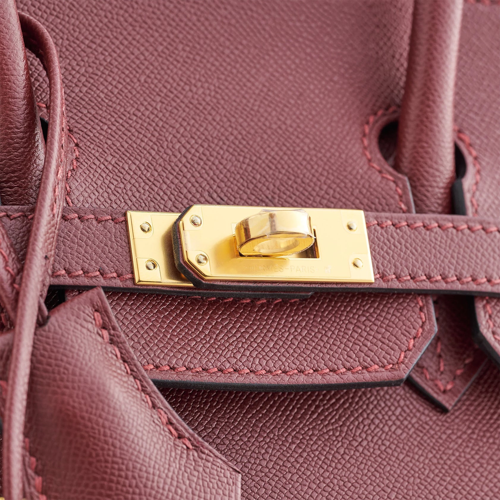 Hermès Birkin 25 Veau Madame Rouge H Gold Hardware - eliteUSA