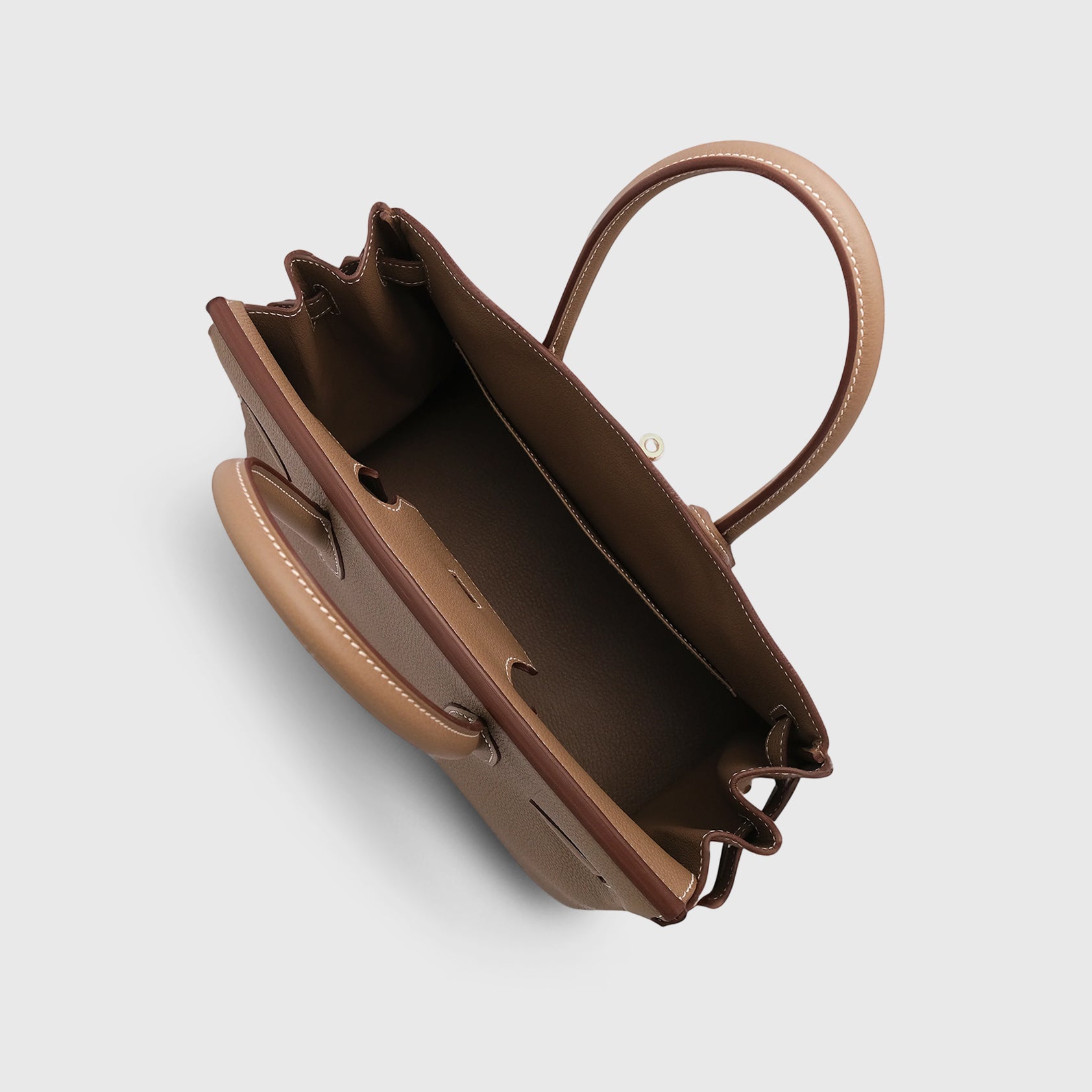 Hermès Birkin 30 Togo Etoupe Retourne Gold Hardware - eliteUSA