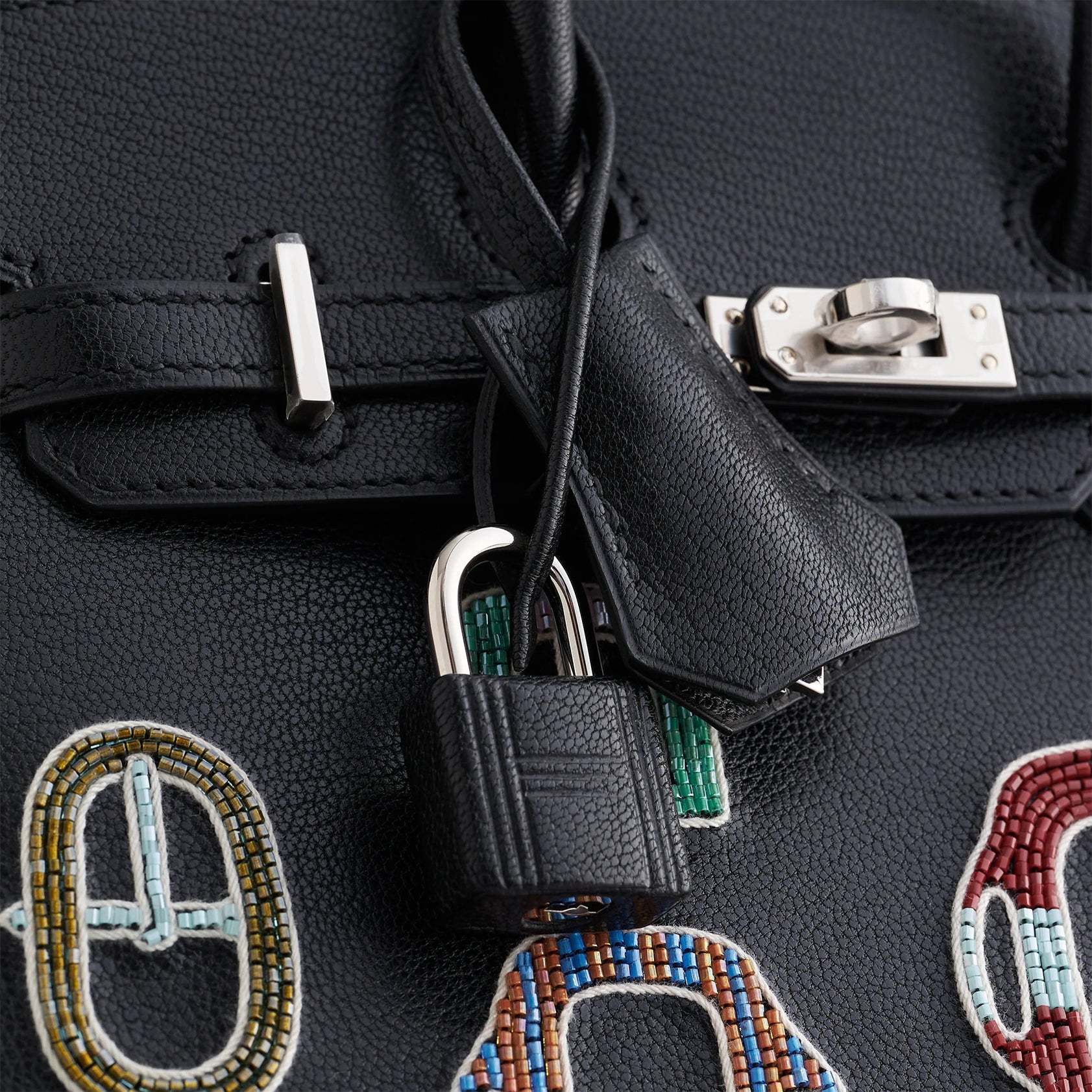 Hermès Birkin Bouclerie 20 Chamkilight Chevre Black Palladium Hardware