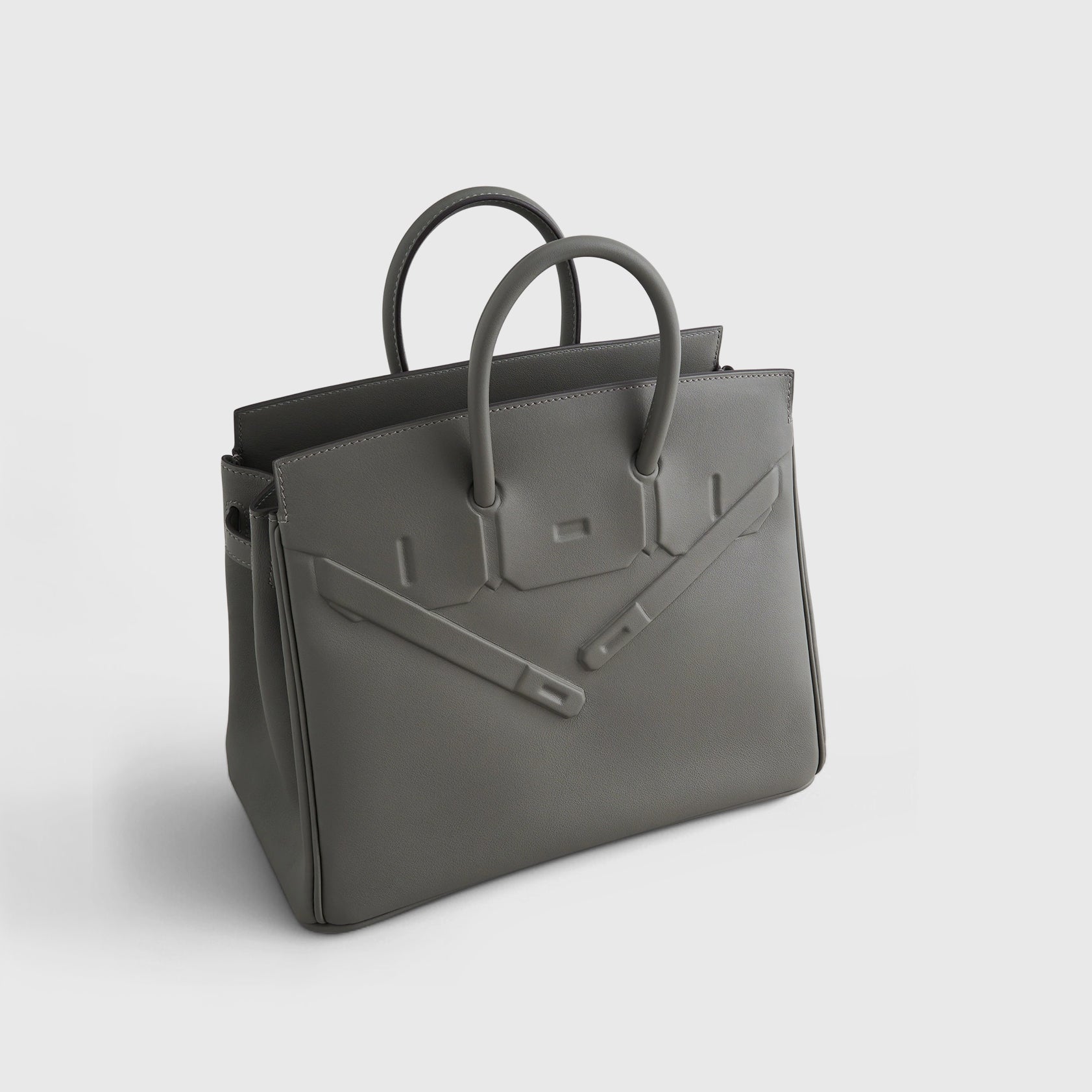 Hermès Birkin Shadow 25 Swift Gris Meyer Palladium Hardware - eliteUSA