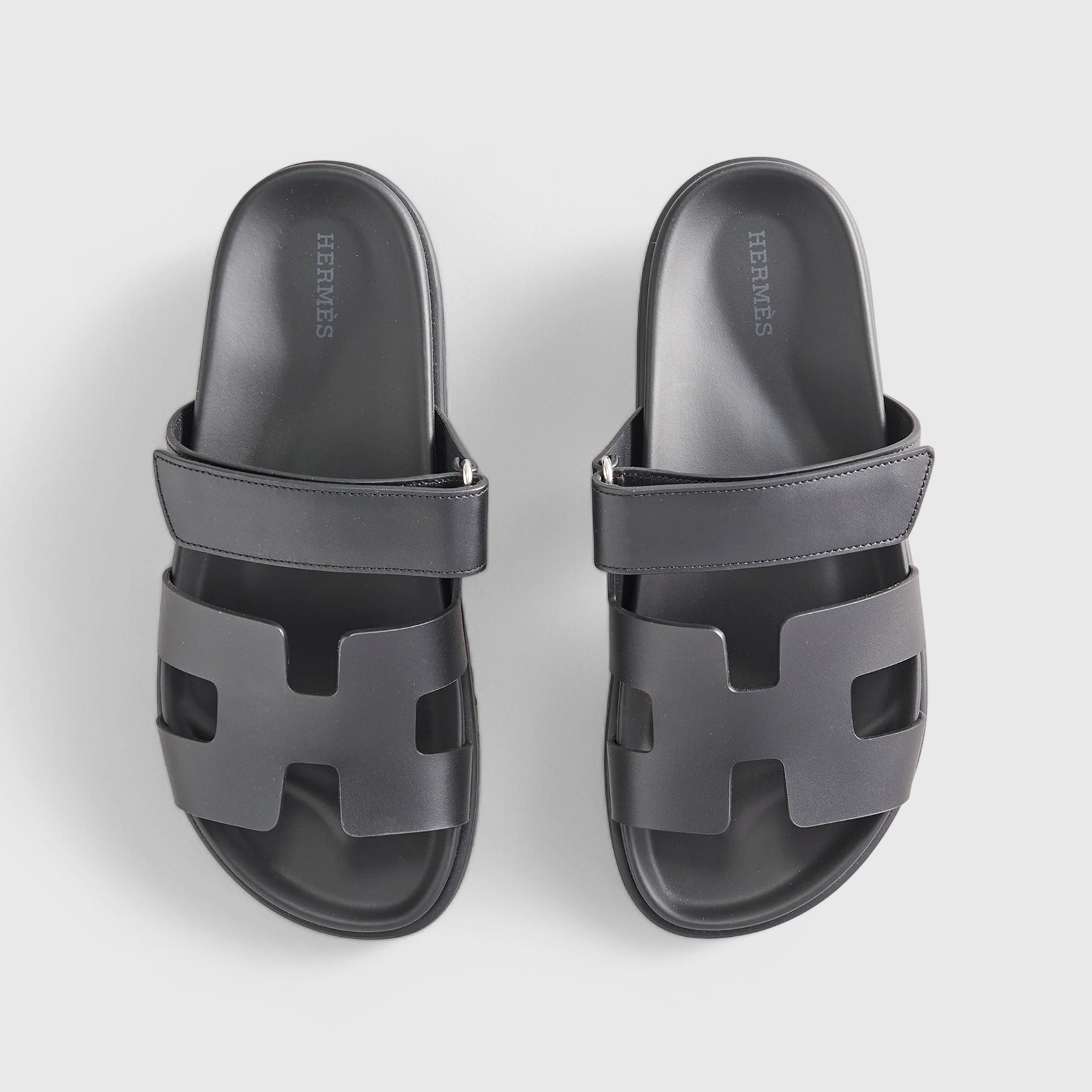 Hermès Chypre Sandals Black
