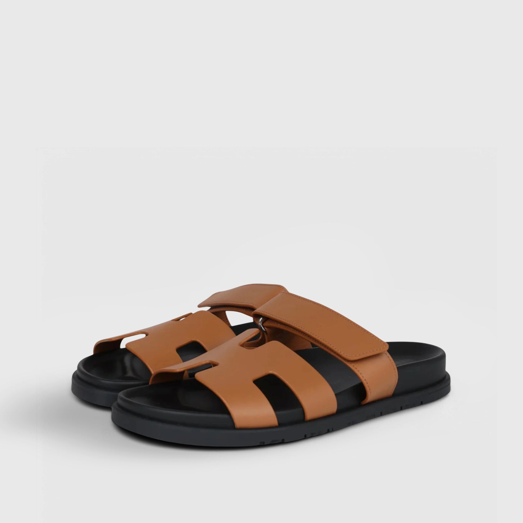 Hermès Chypre Sandals Calfskin Natural