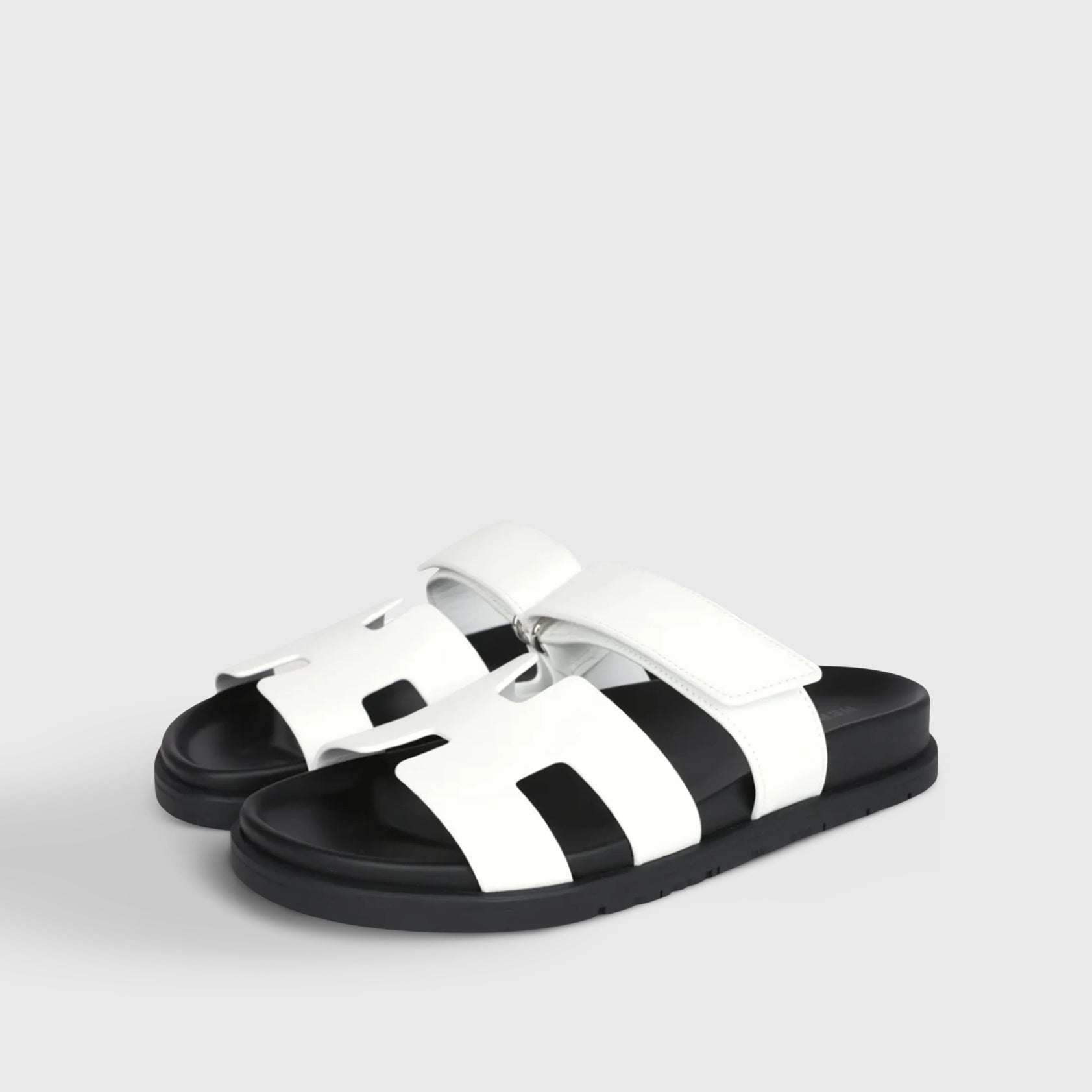 Hermès Chypre Sandals White