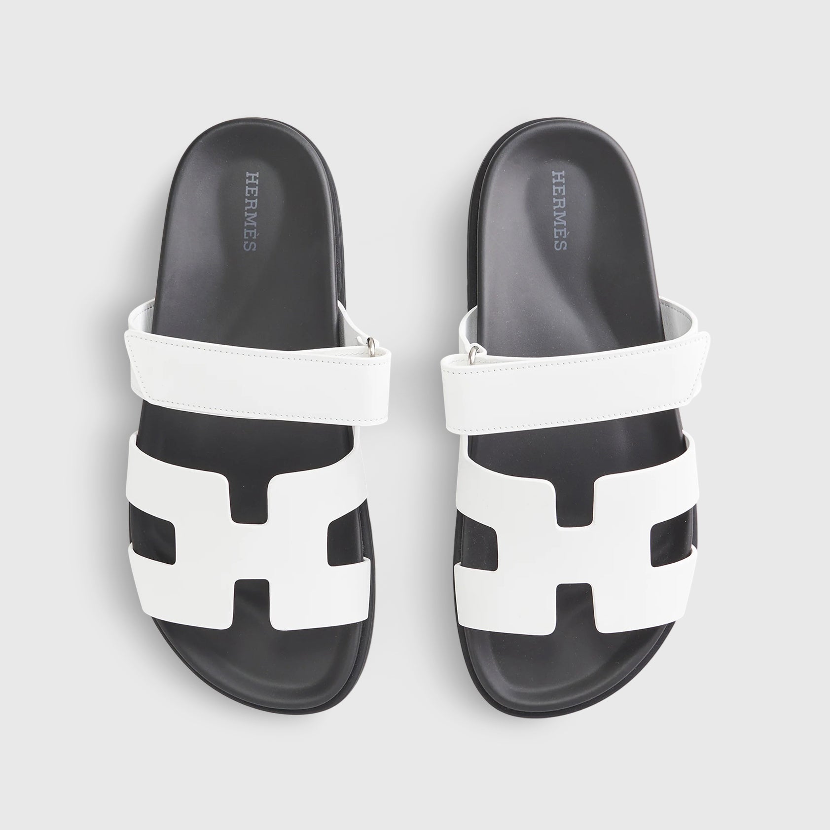 Hermès Chypre Sandals White