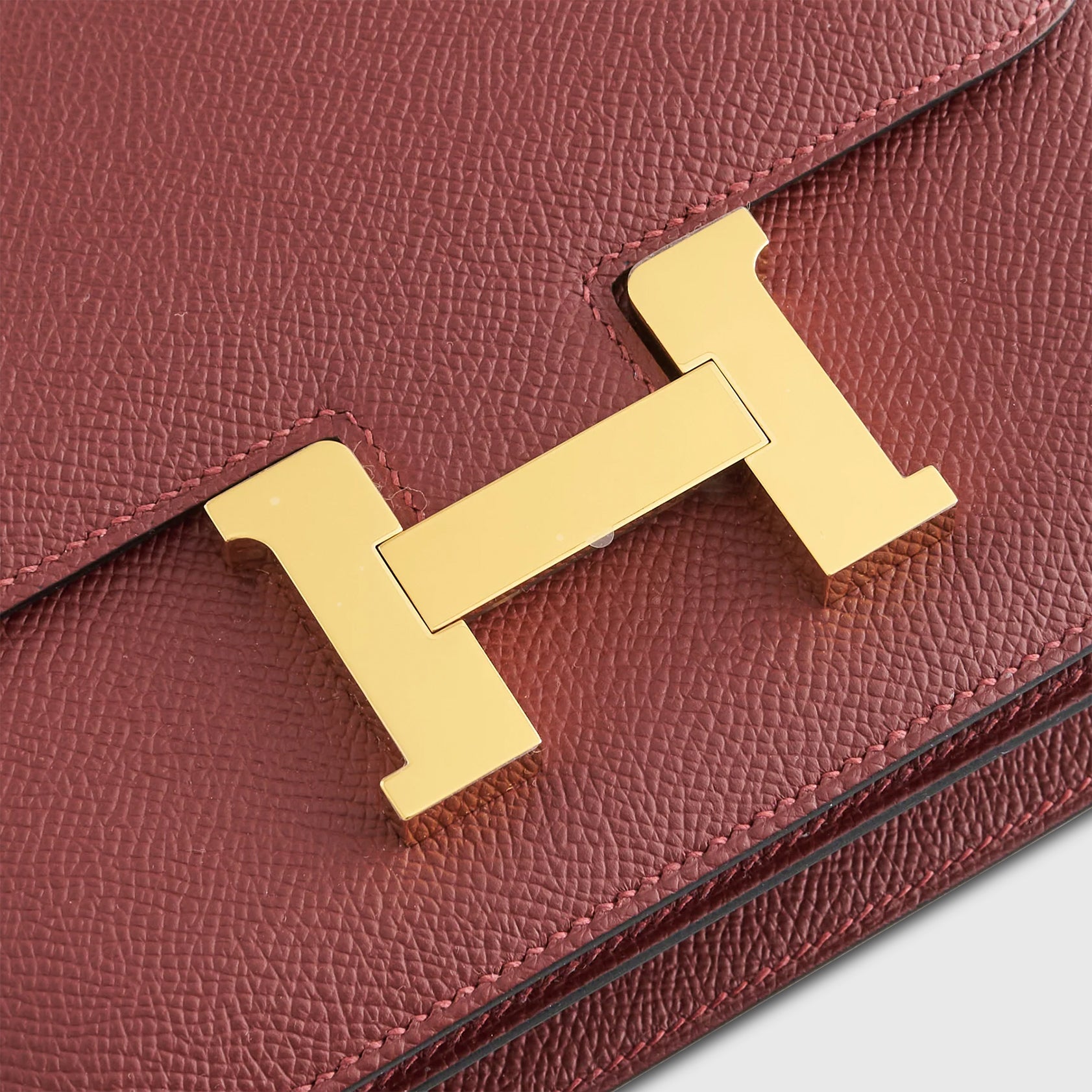 Hermès Constance 18 Epsom Rouge H Gold Hardware - eliteUSA