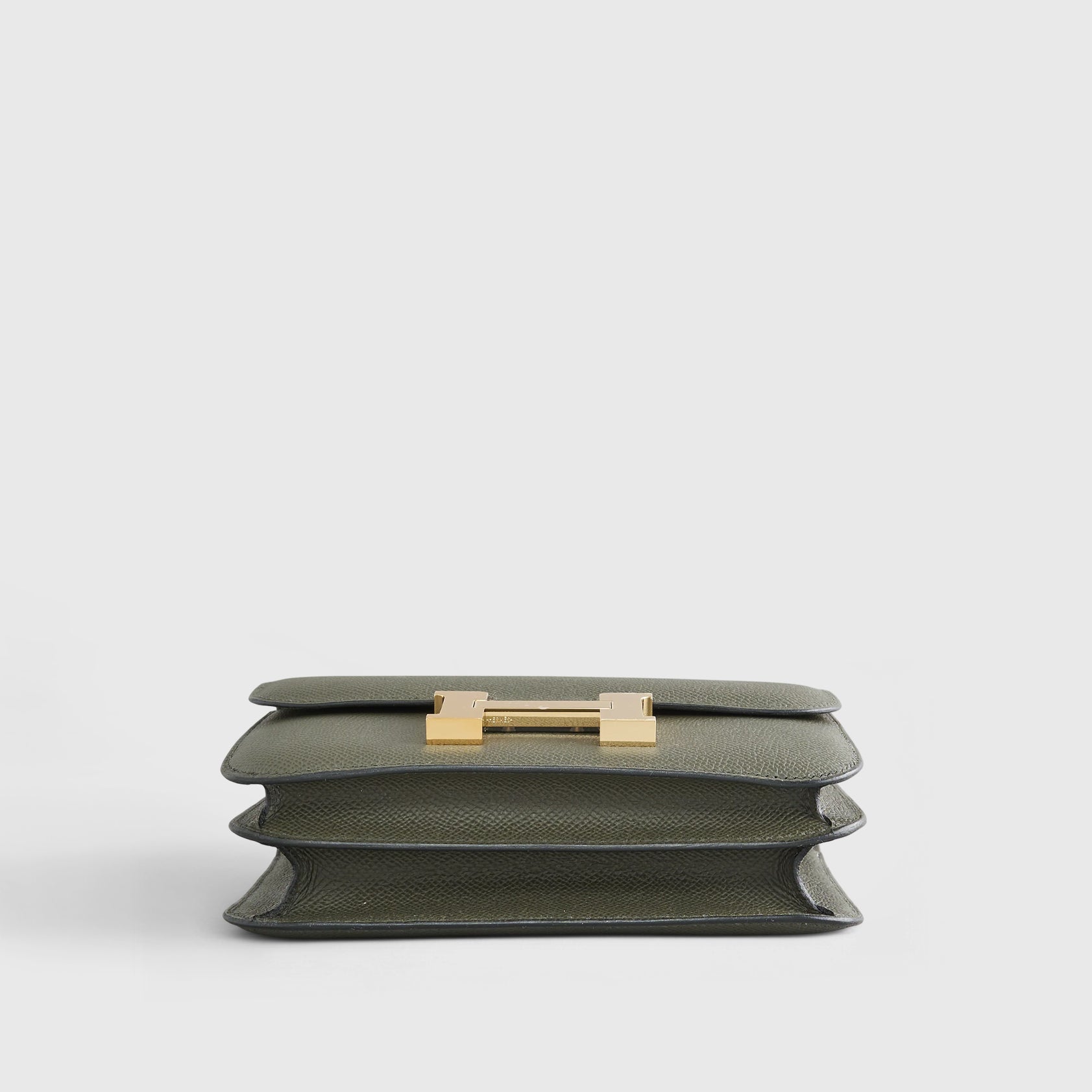 Hermès Constance 18 Epsom Vert De Gris Permabrass Hardware