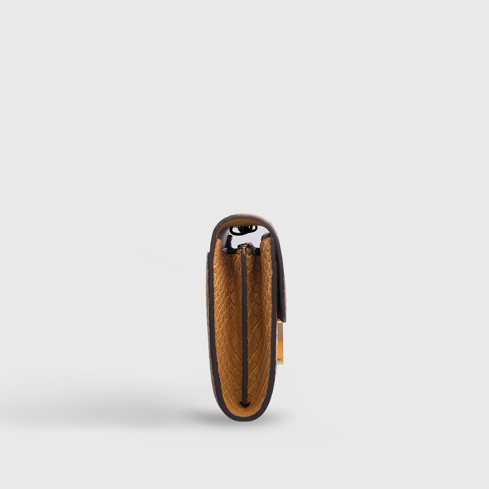 Hermès Constance Long To Go Wallet Alligator Matte Kraft Gold Hardware - eliteUSA