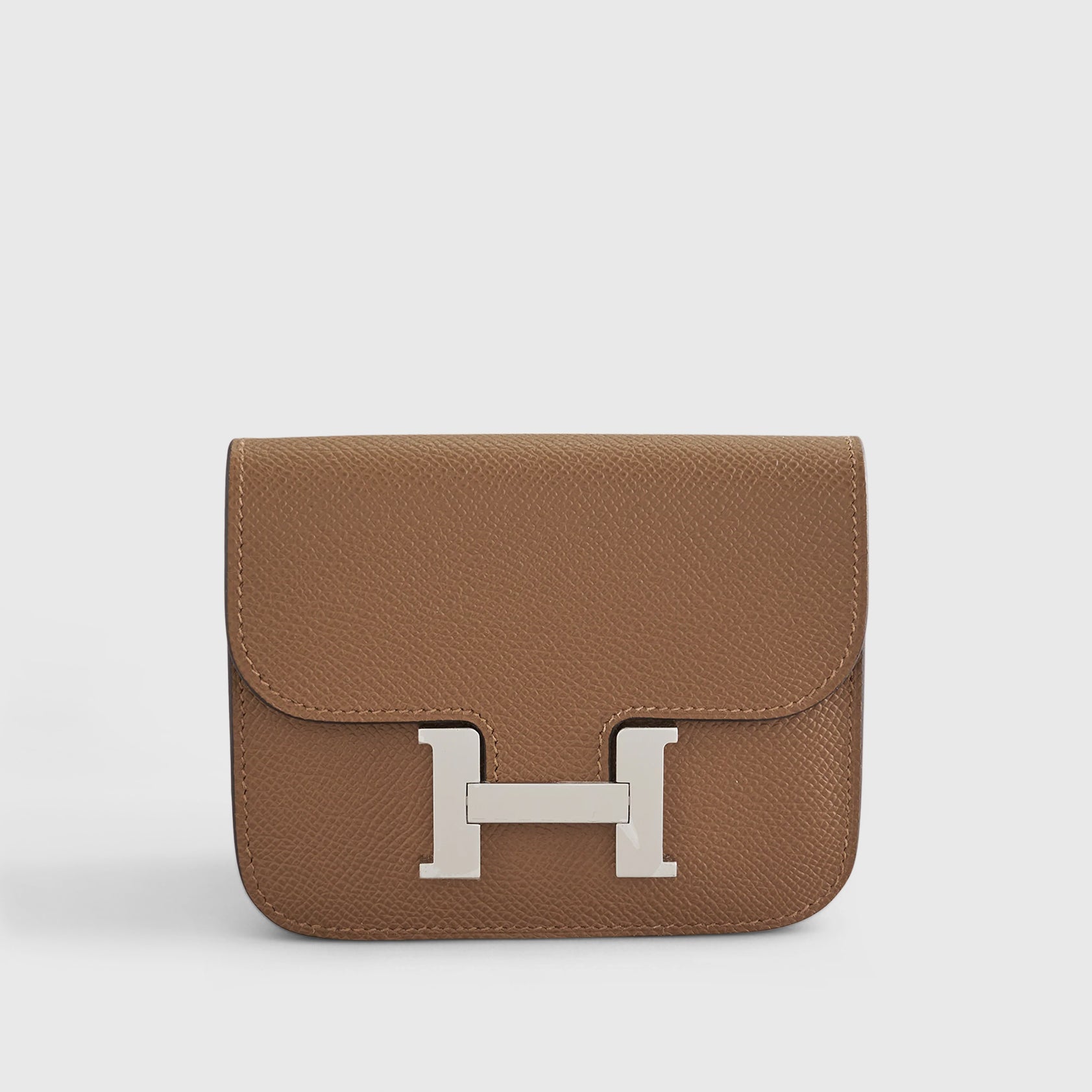 Hermès Constance Slim Wallet Epsom Alezan Palladium Hardware - eliteUSA