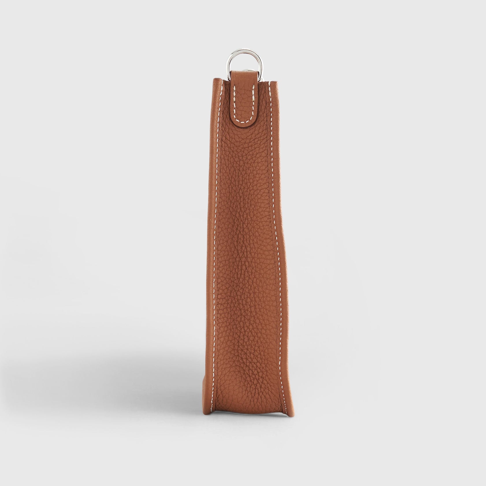 Hermès Evelyne Mini Clemence Gold w/ Gold/White Strap Palladium Hardware - eliteUSA