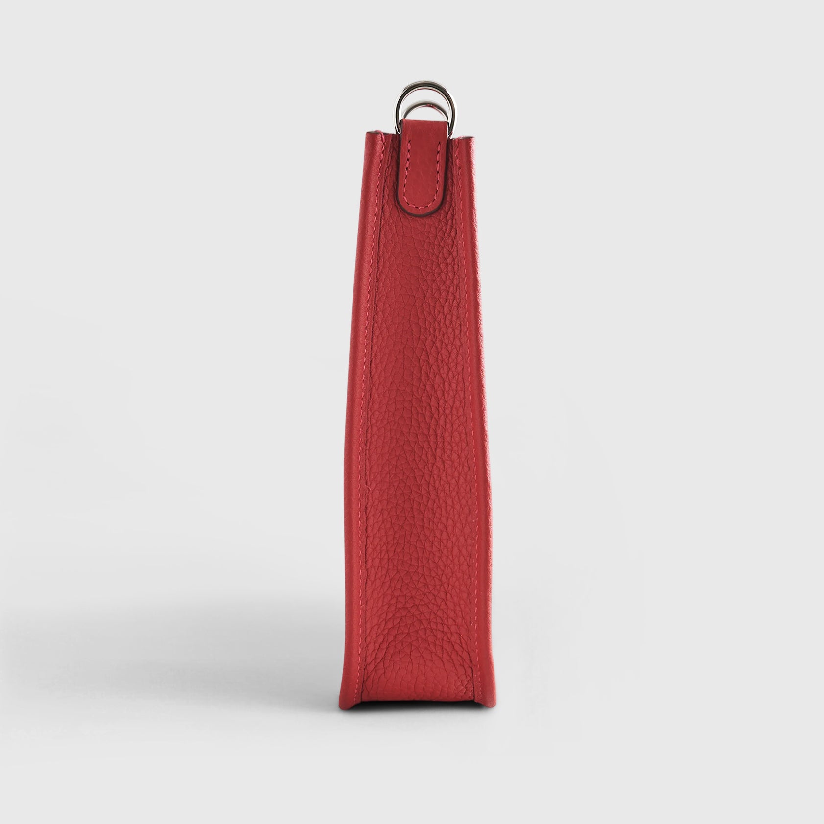 Hermès Evelyne Mini Taurillon Rouge Vermillion Amazone Palladium Hardware