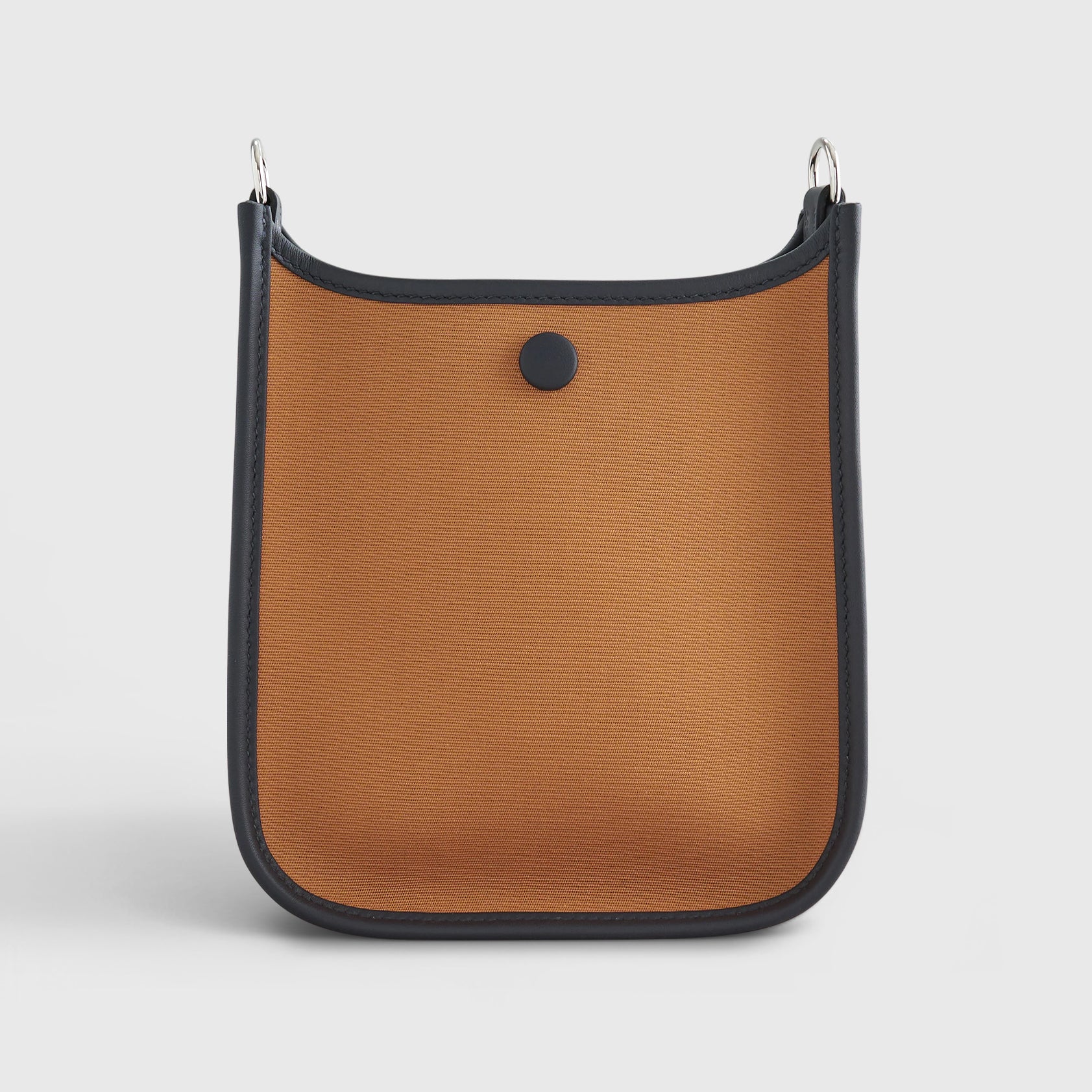 Hermès Evelyne Mini Toila, Swift Dune/Cassis/Caban Palladium Hardware - eliteUSA