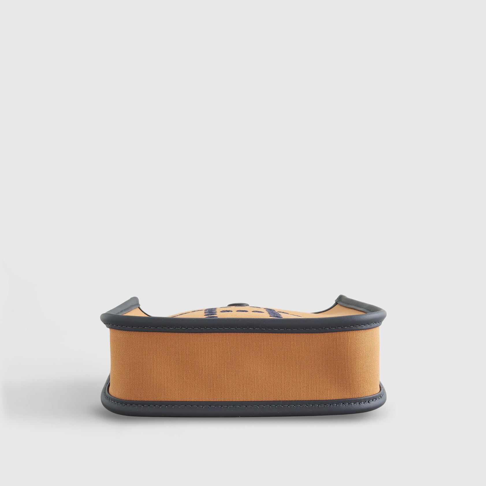 Hermès Evelyne Mini Toila, Swift Dune/Cassis/Caban Palladium Hardware - eliteUSA