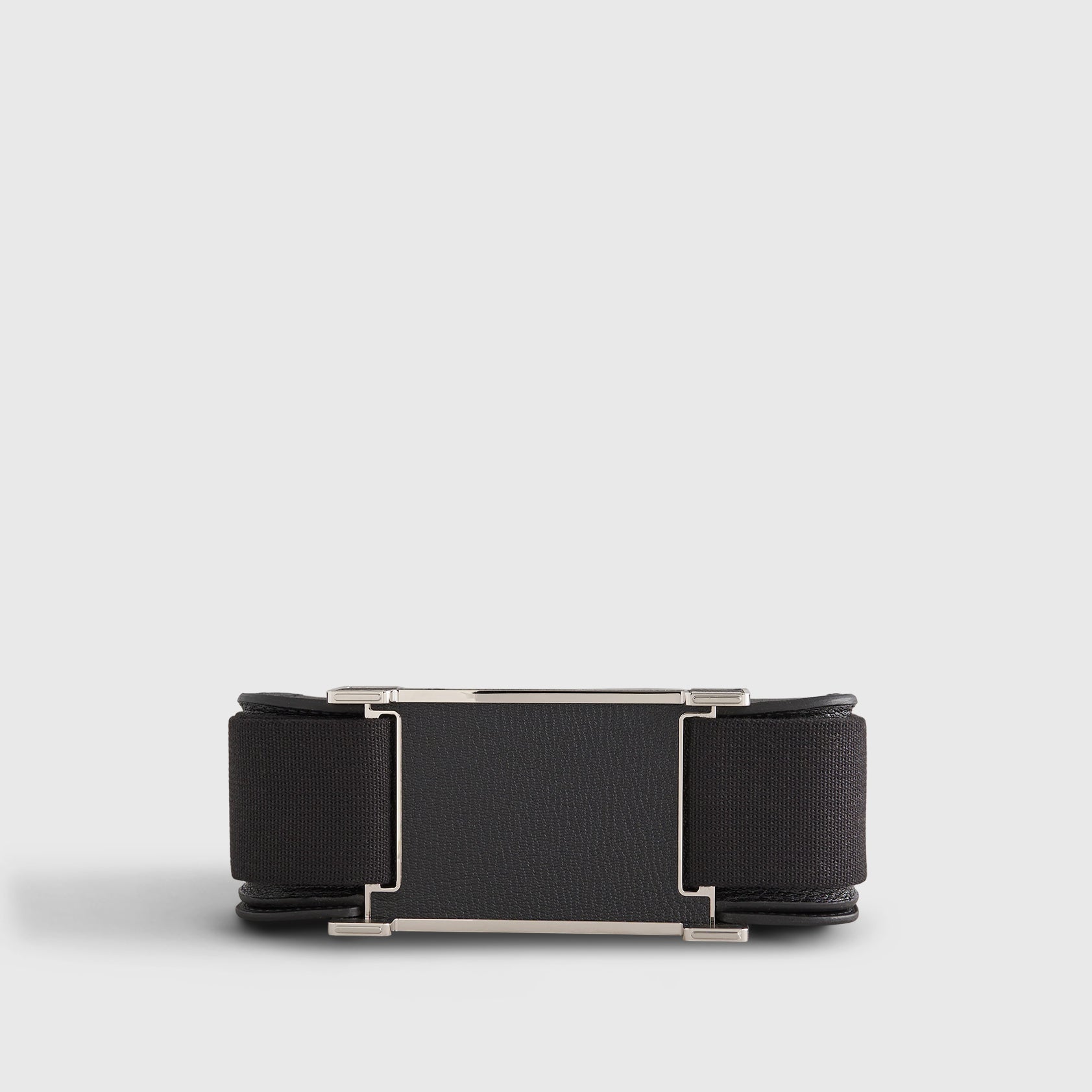 Hermès Geta Bag Chevre Black Palladium Hardware - eliteUSA