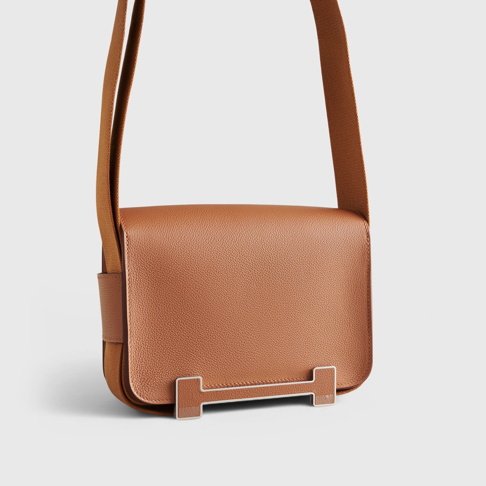 Hermès Geta Bag Chevre Gold Palladium Hardware