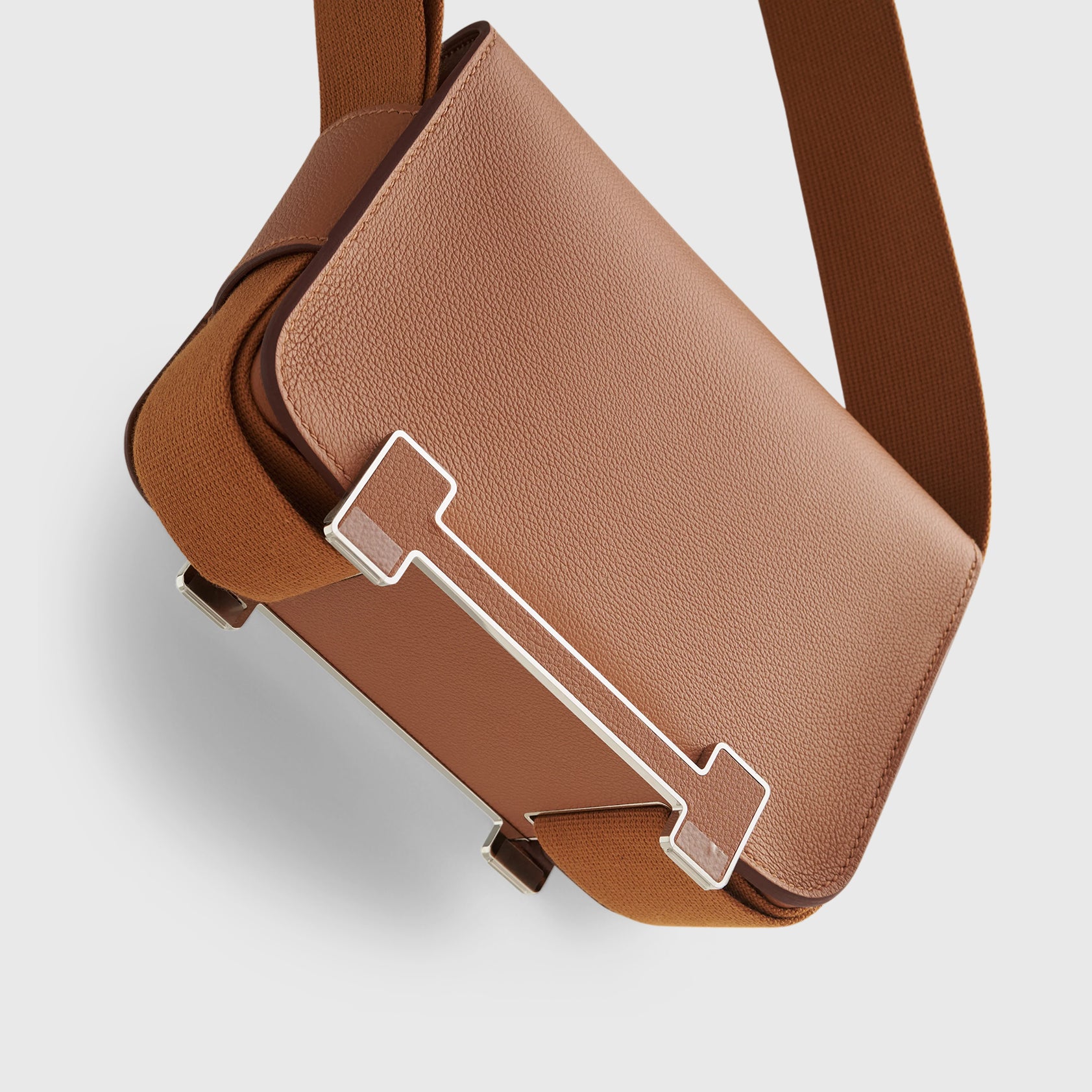 Hermès Geta Bag Chevre Gold Palladium Hardware