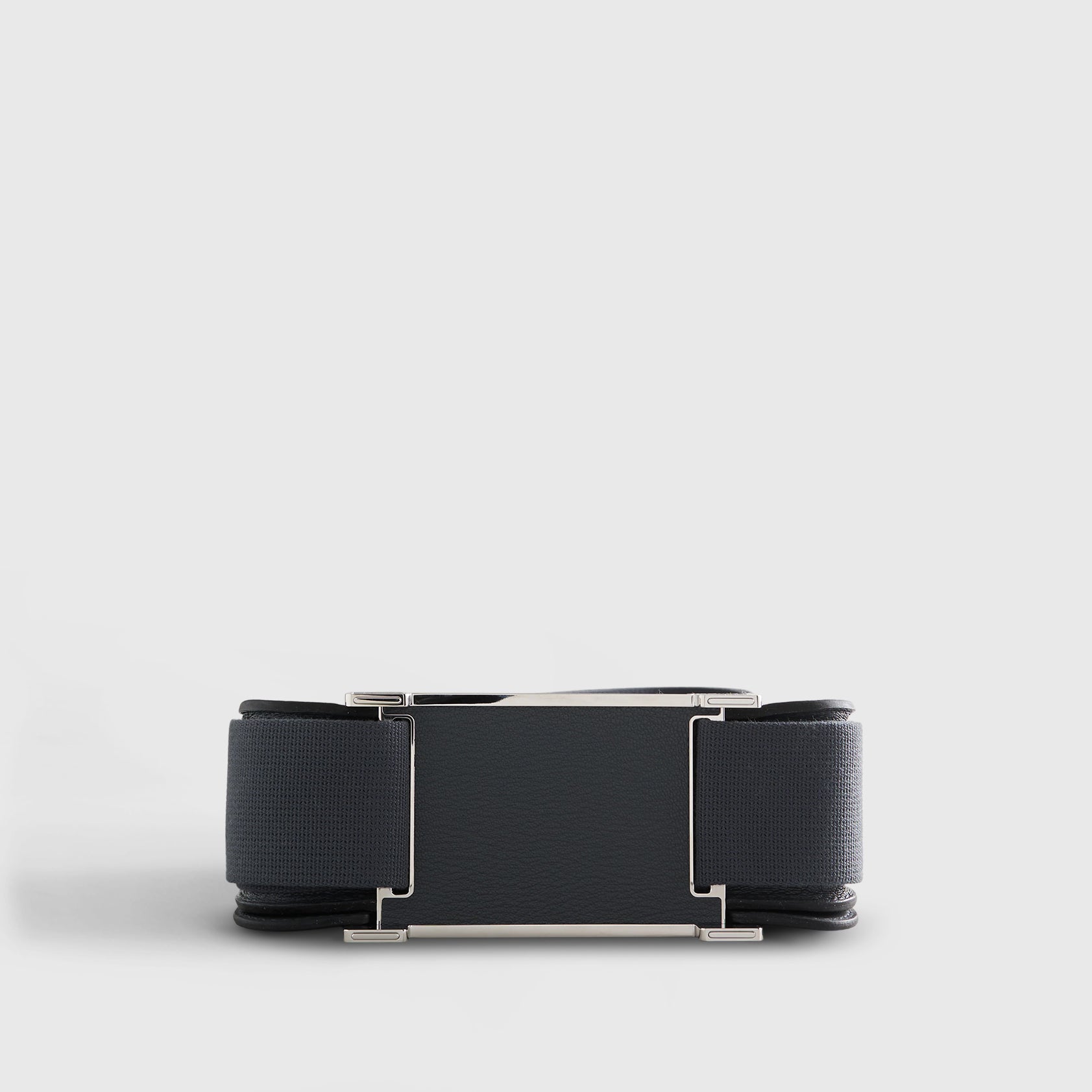 Hermès Geta Bag Chevre Gris Misty Pallidum Hardware