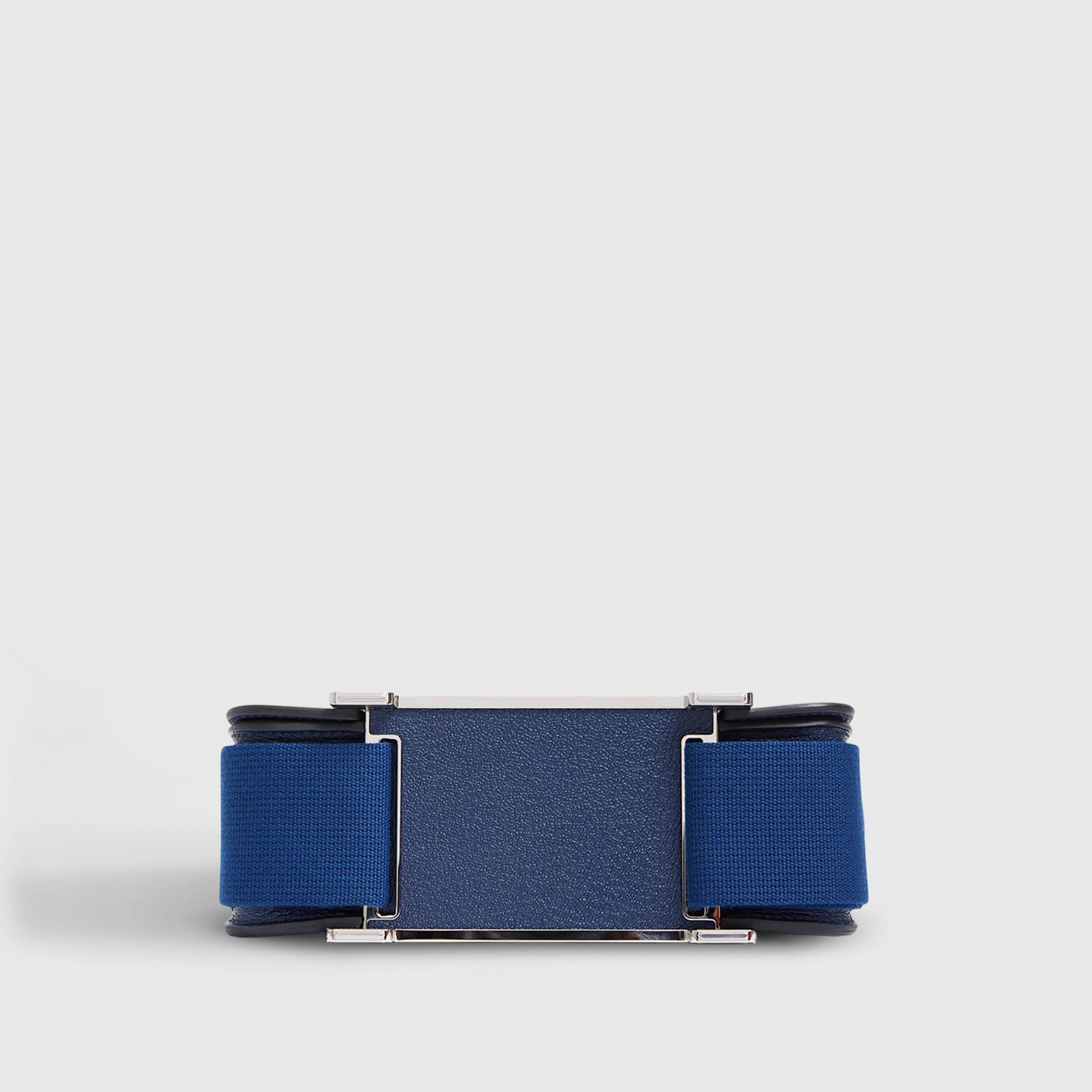 Hermès Geta Bag Chevre Navy Palladium Hardware