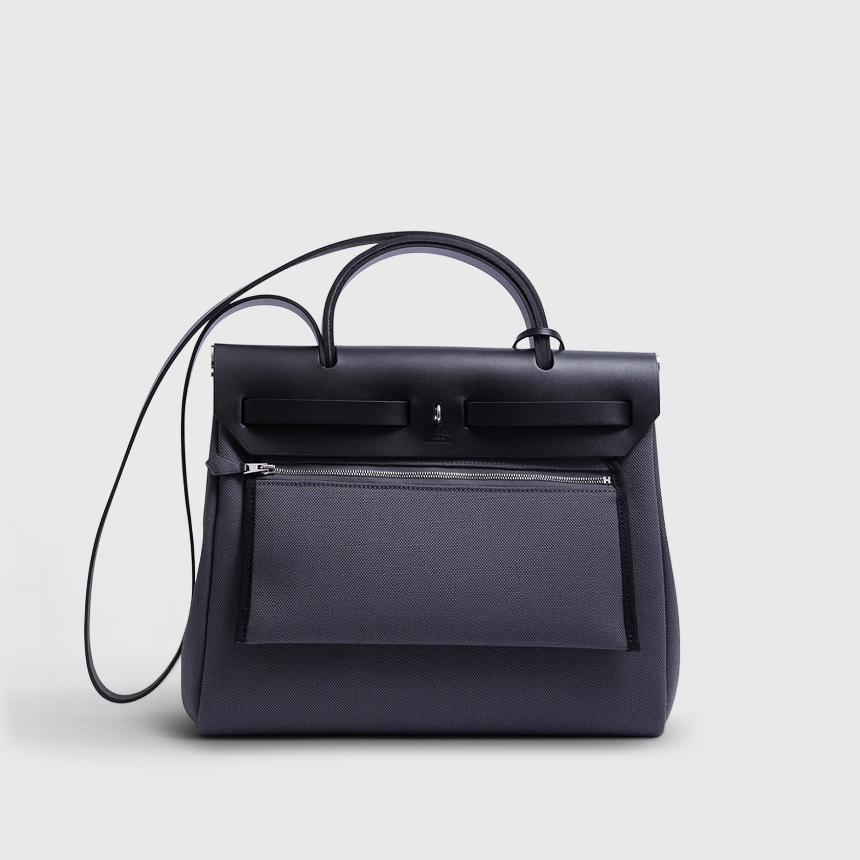 Hermès Herbag Zip 31 Ardoise/Black Palladium Hardware