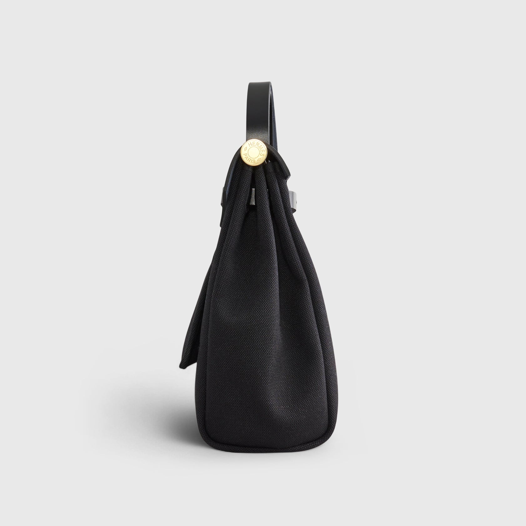 Hermès Herbag Zip 31 Black/Black Retourne Gold Hardware - eliteUSA