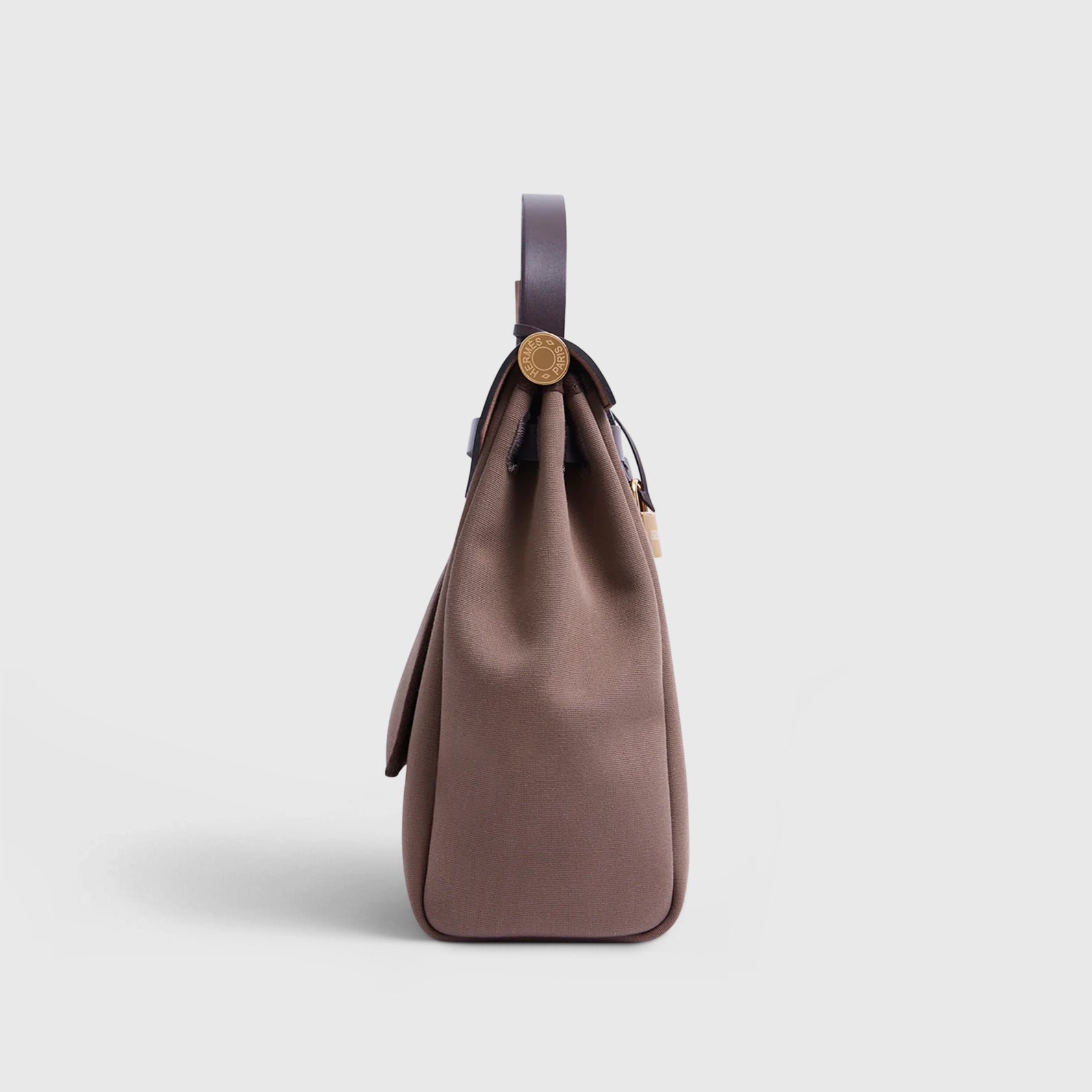 Hermès Herbag Zip 31 Etoupe/Ebene Gold Hardware