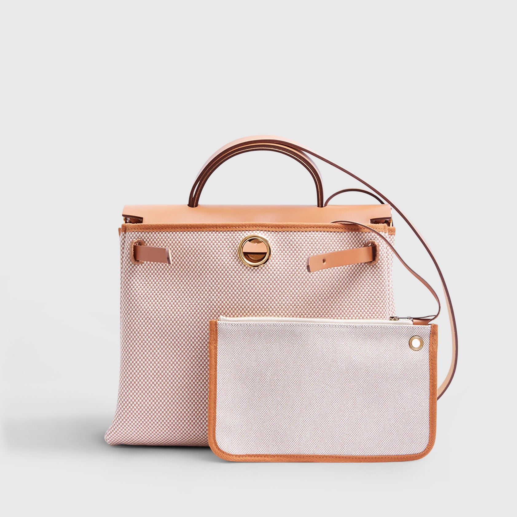 Hermès Herbag Zip 31 Viking Ecru/Beige/Natural Gold Hardware