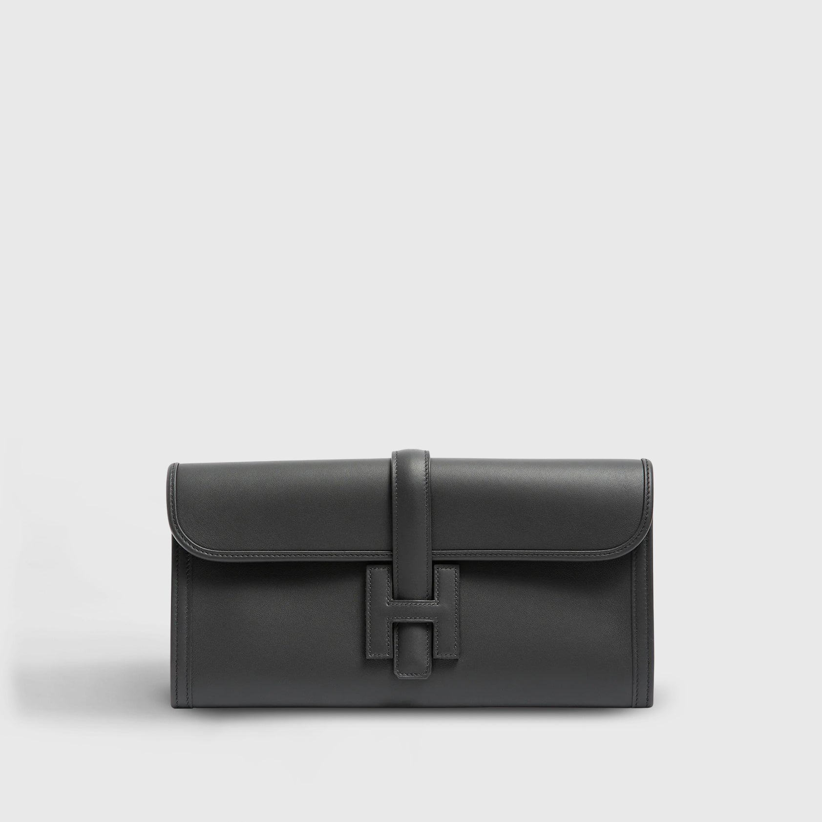 Hermès Jige Elan Clutch 29 Black