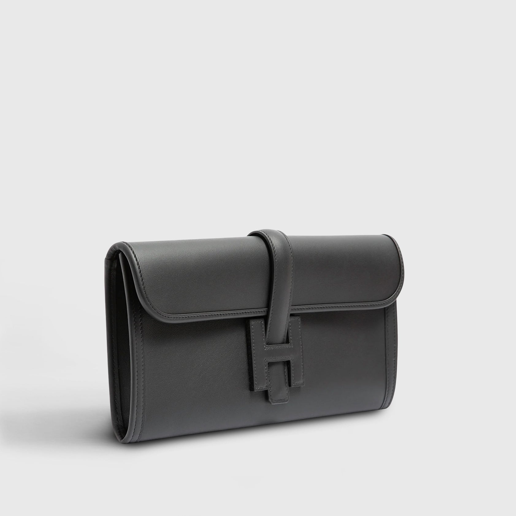 Hermès Jige Elan Clutch 29 Black