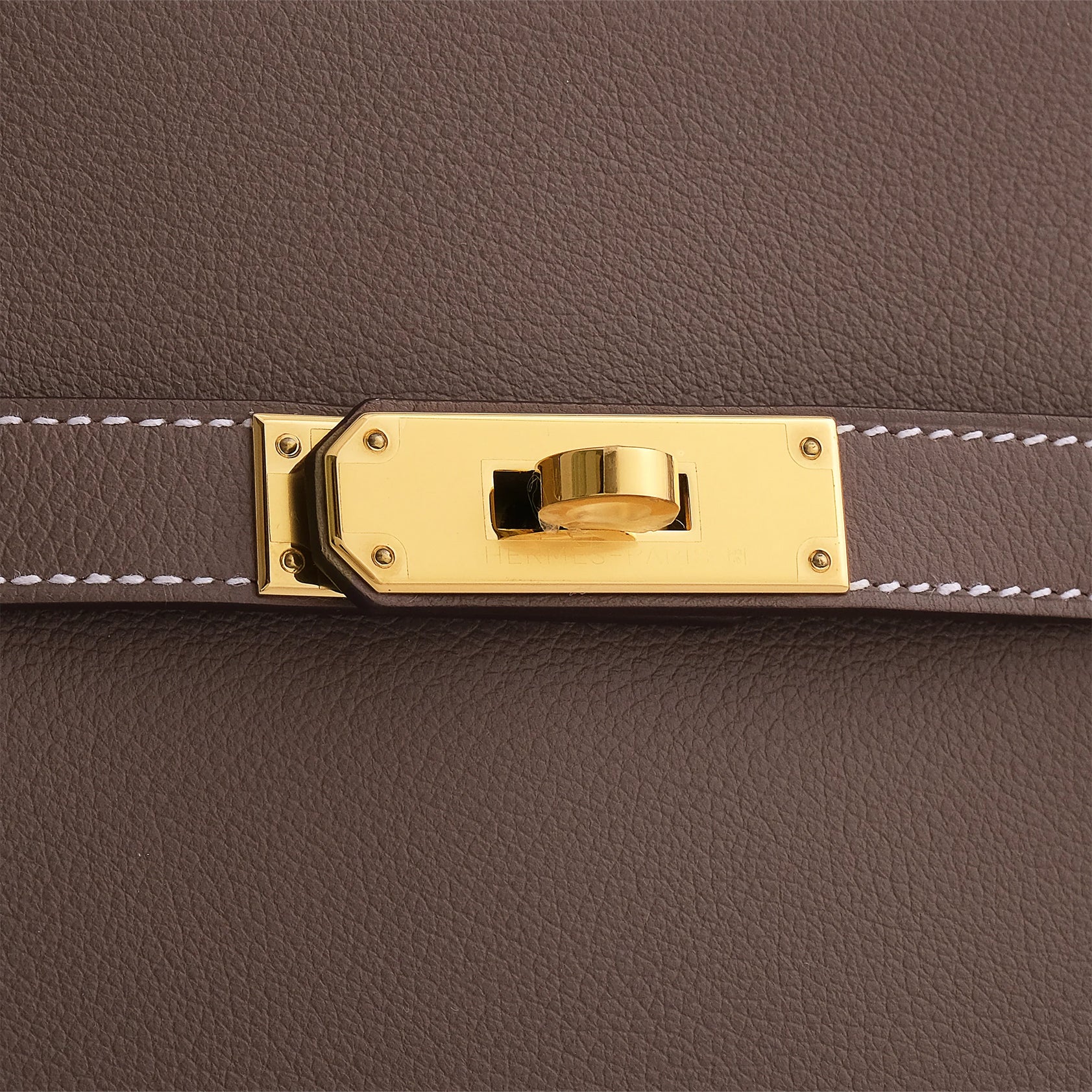 Hermès Jypsiere Bag Mini Swift Etoupe Gold Hardware - eliteUSA