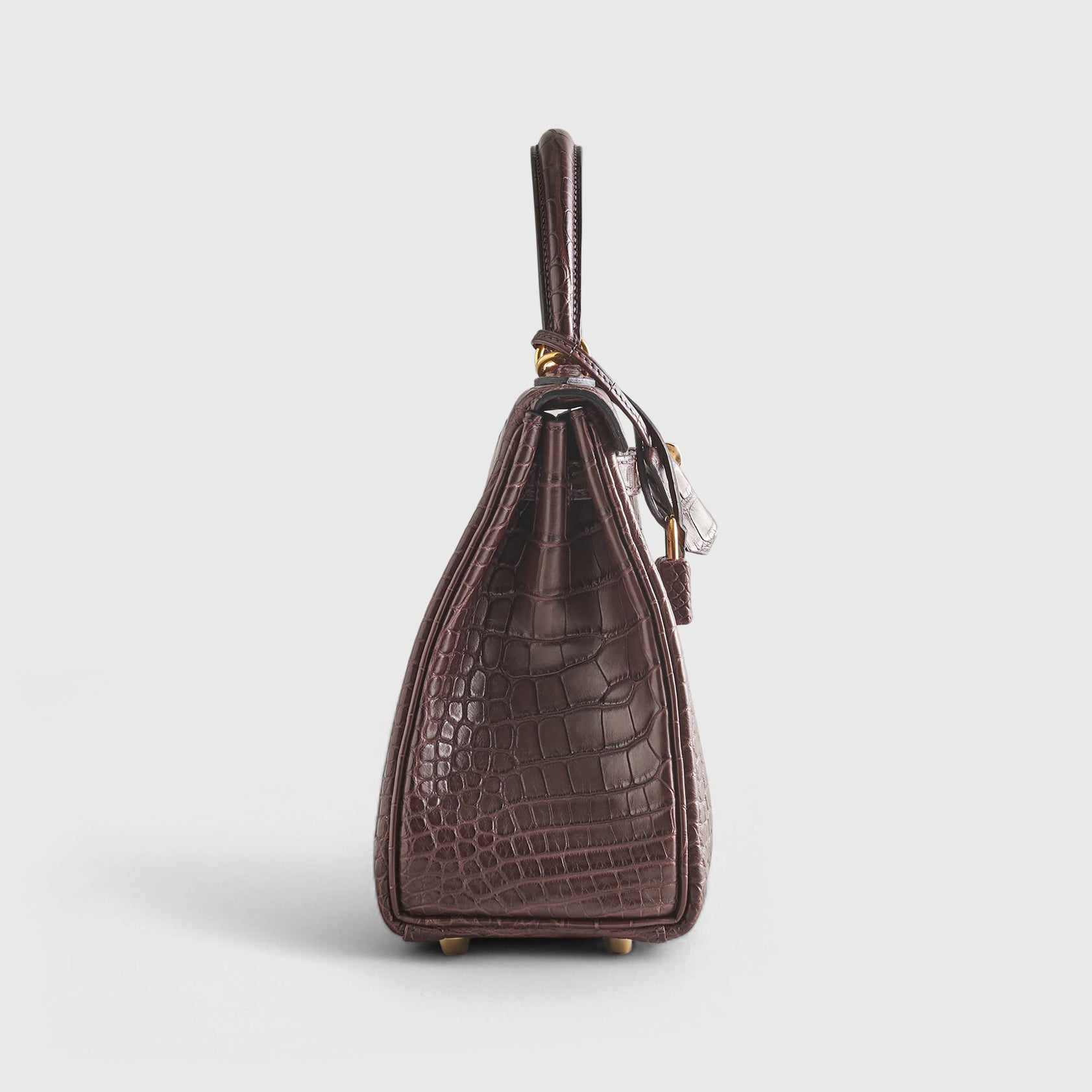 Hermès Kelly 25 Alligator Rouge Sellier Matte Gold Hardware