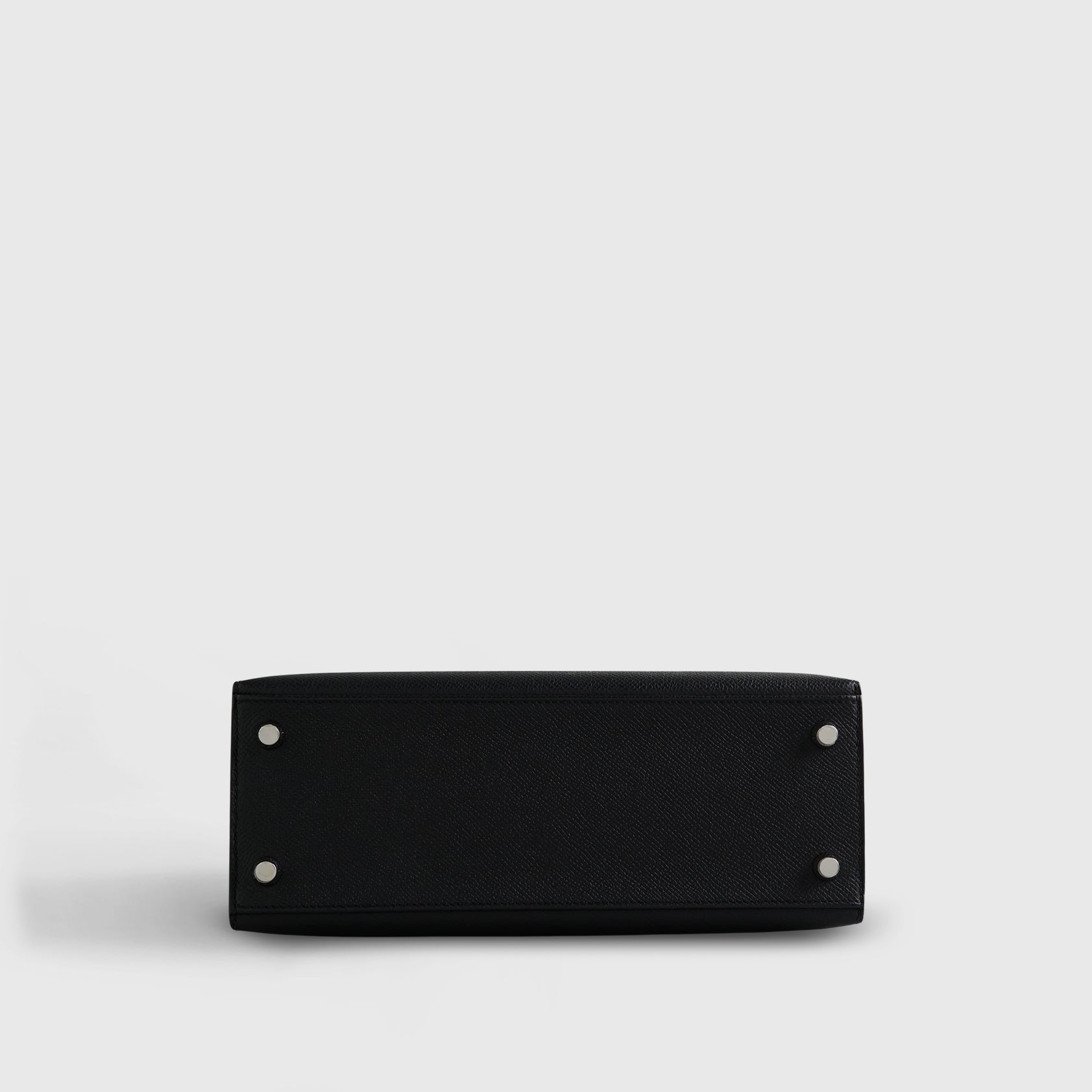 Hermès Kelly 25 Epsom Black Sellier Palladium Hardware
